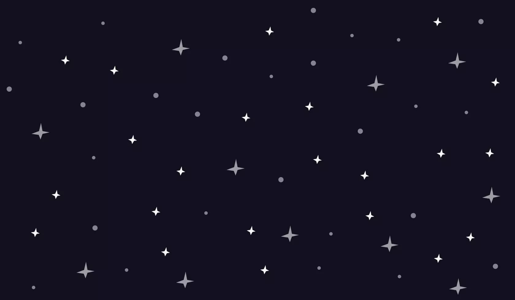 Dark night sky background illustration