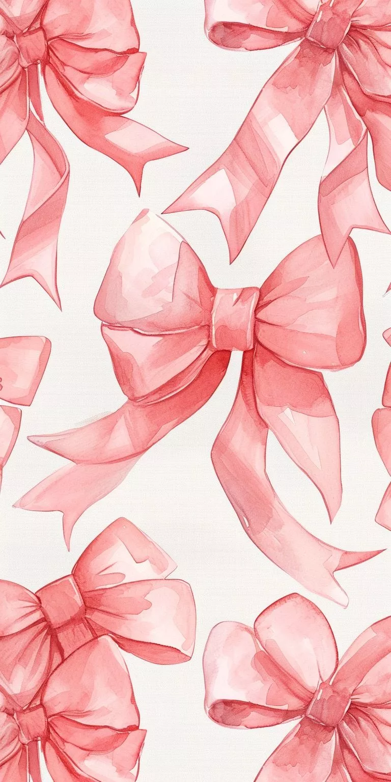 Charming Bow Wallpaper to Adorn