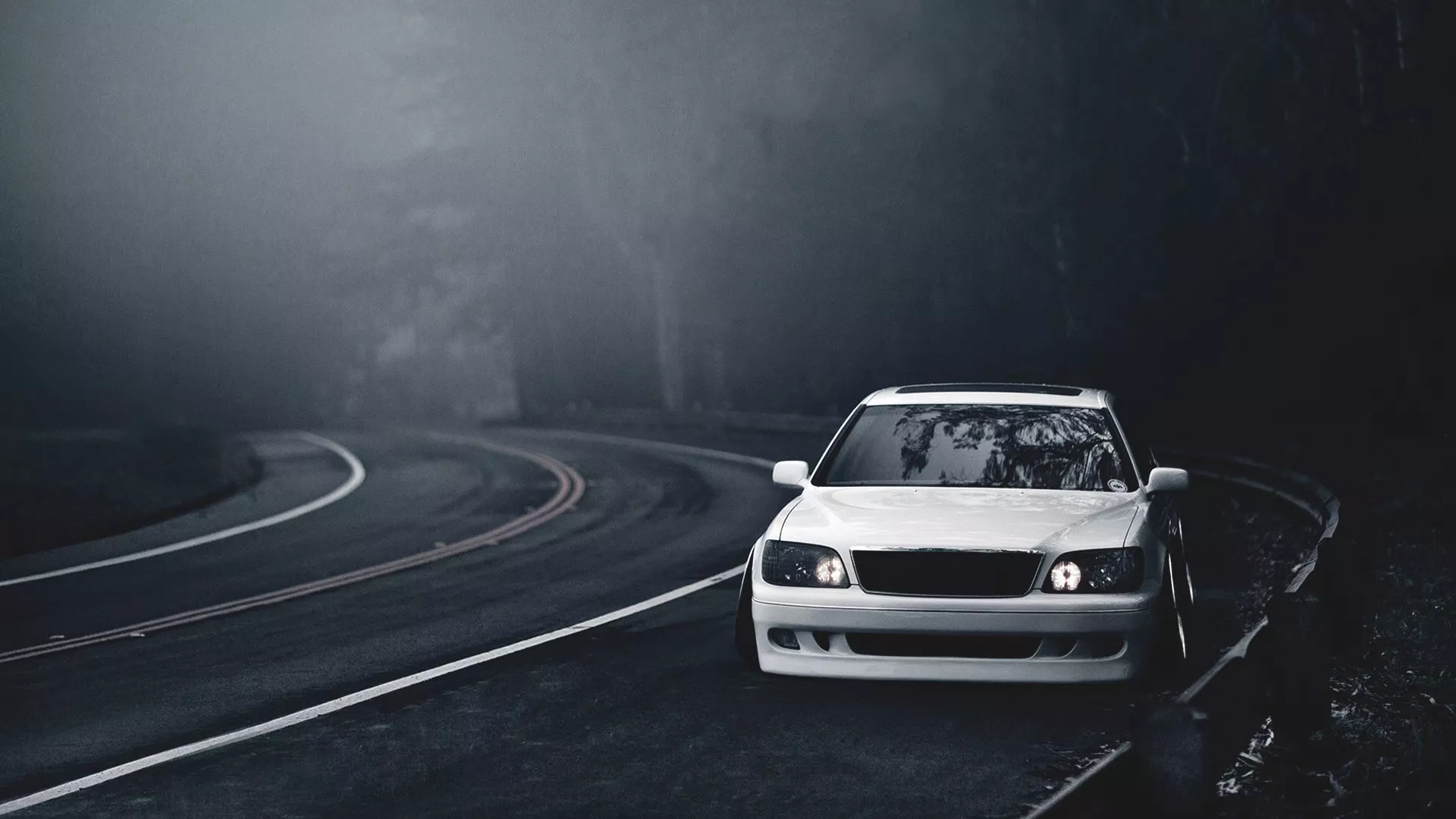 Wallpaper road, forest, lexus, Lexus