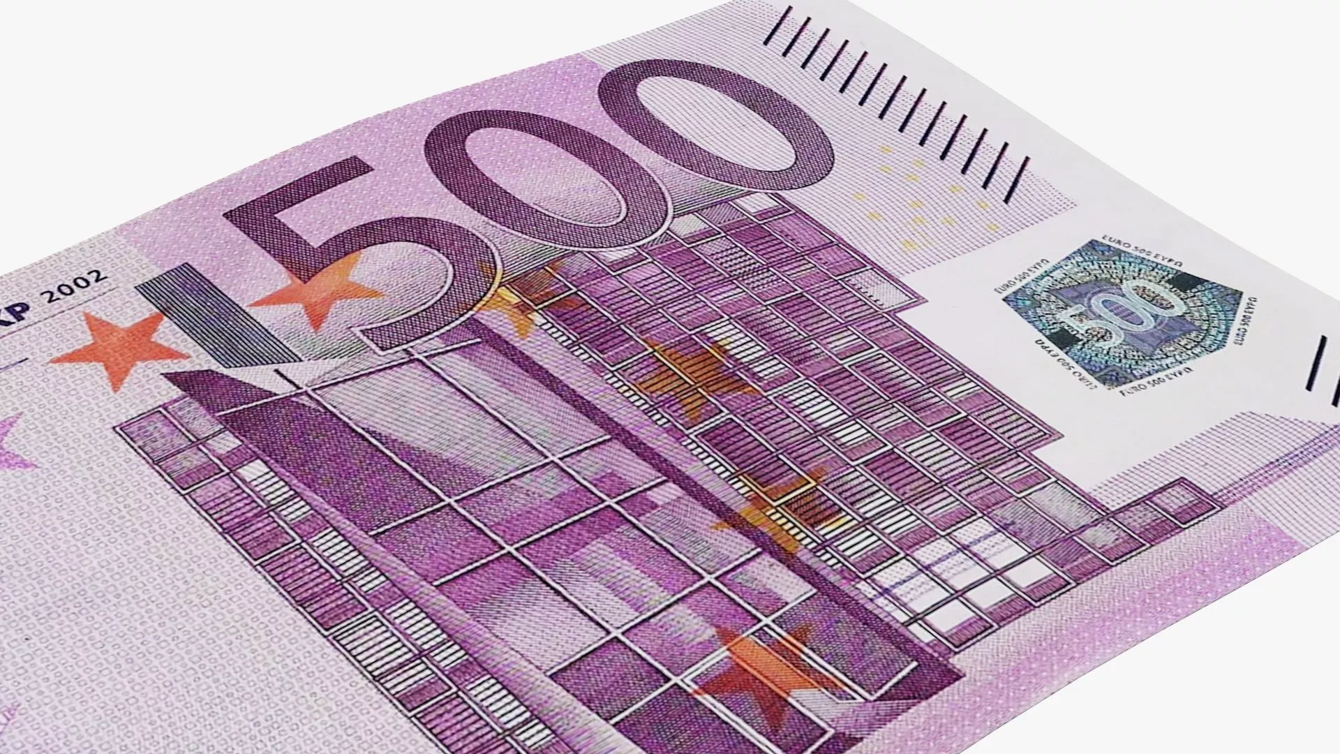 Euro Banknote 3D Model $19 - .3Ds