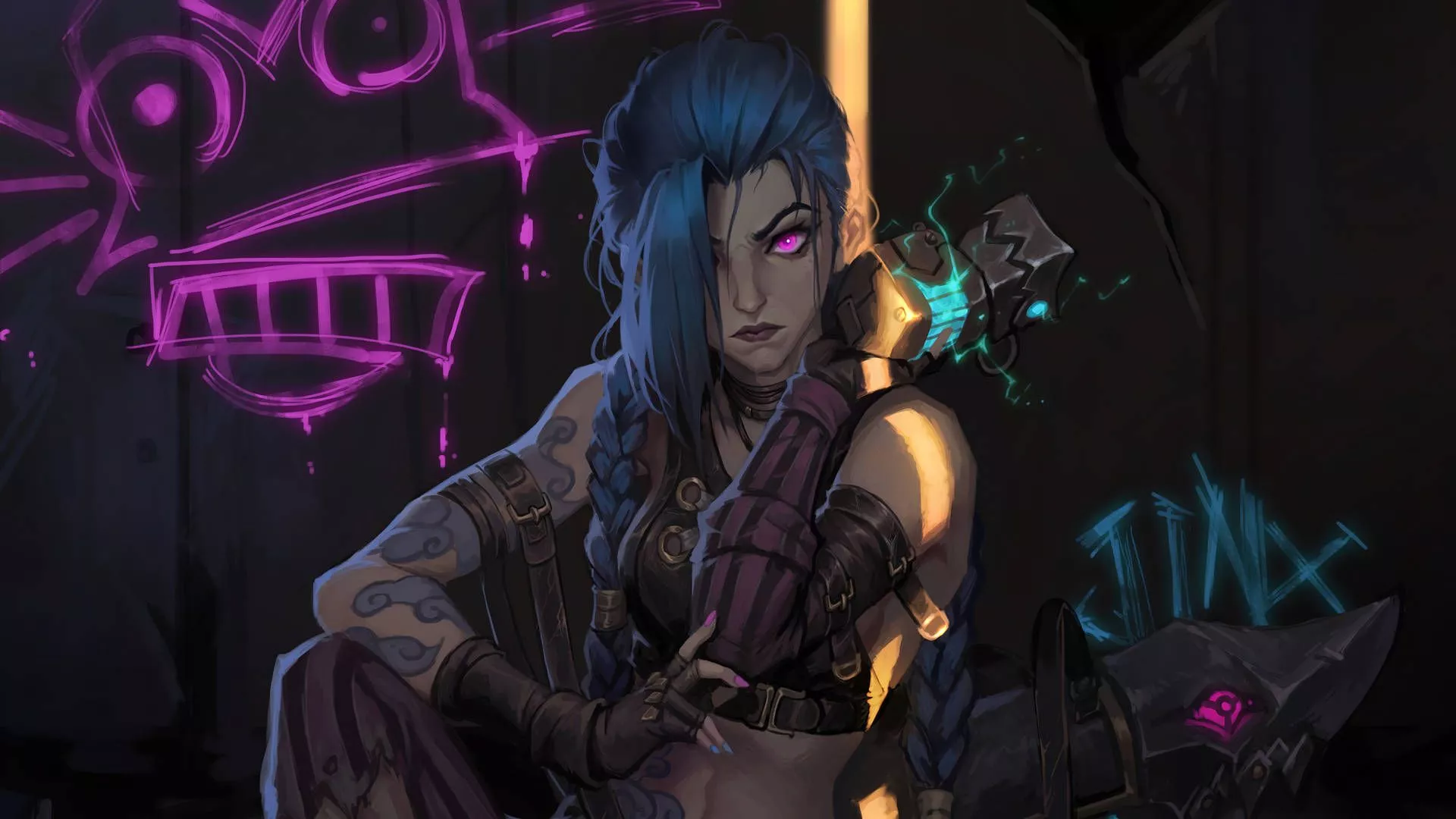 Download free Jinx Arcane Opening Door