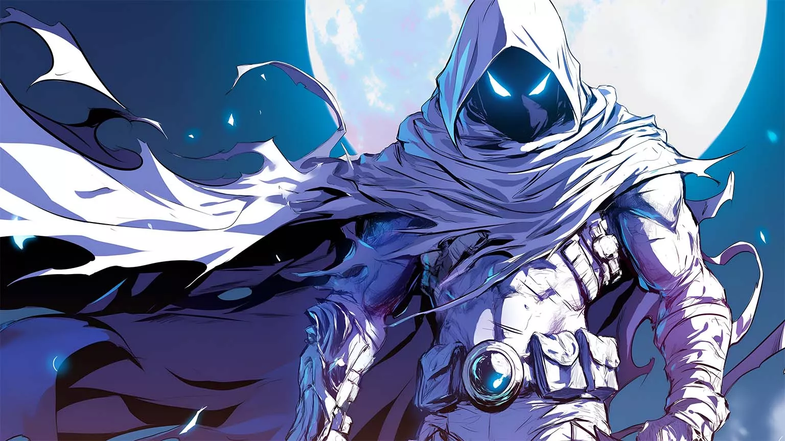 Marvel Moon Knight Hooded Hero Desktop