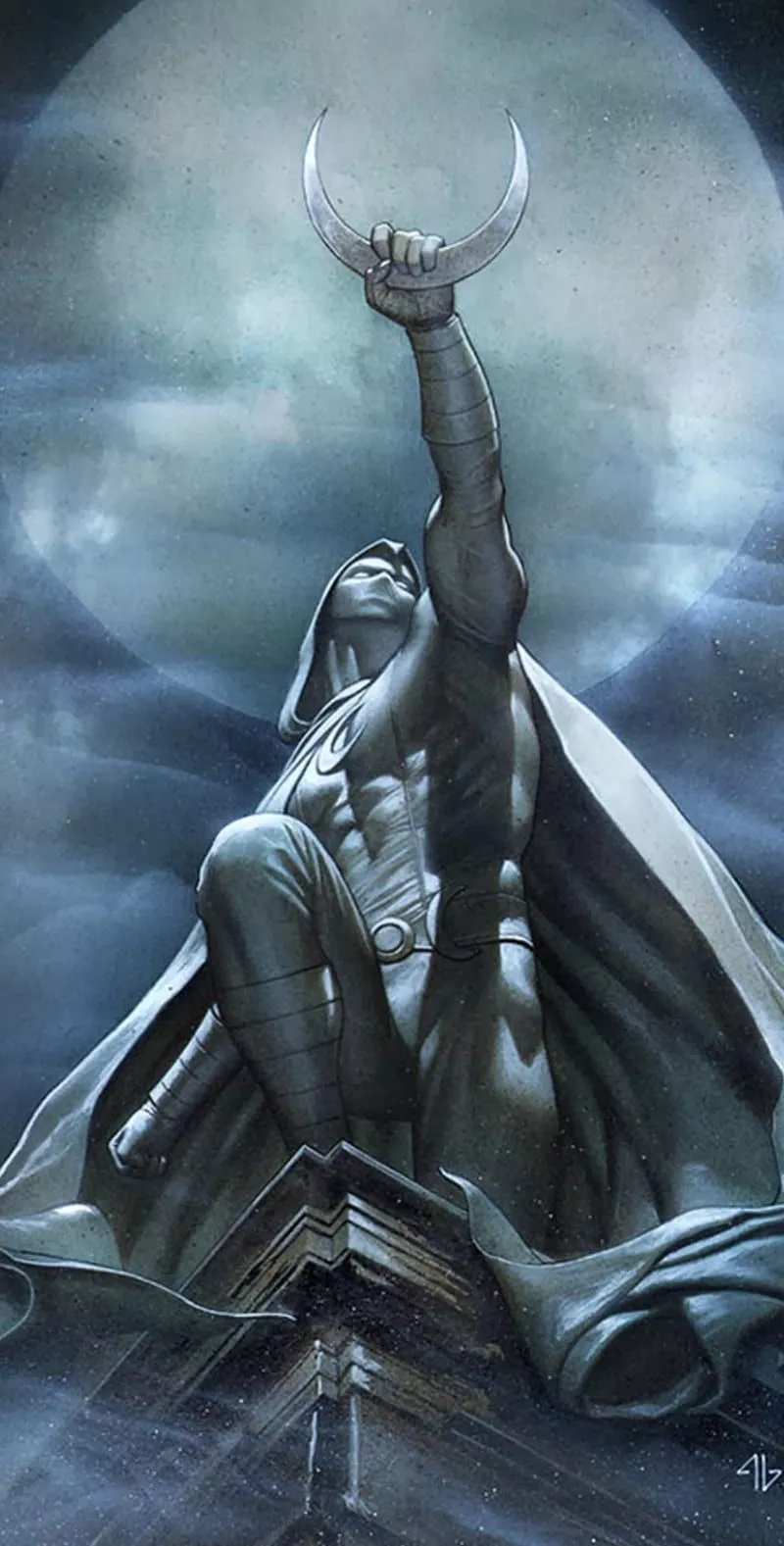 Moon Knight, marvel, HD phone wallpaper