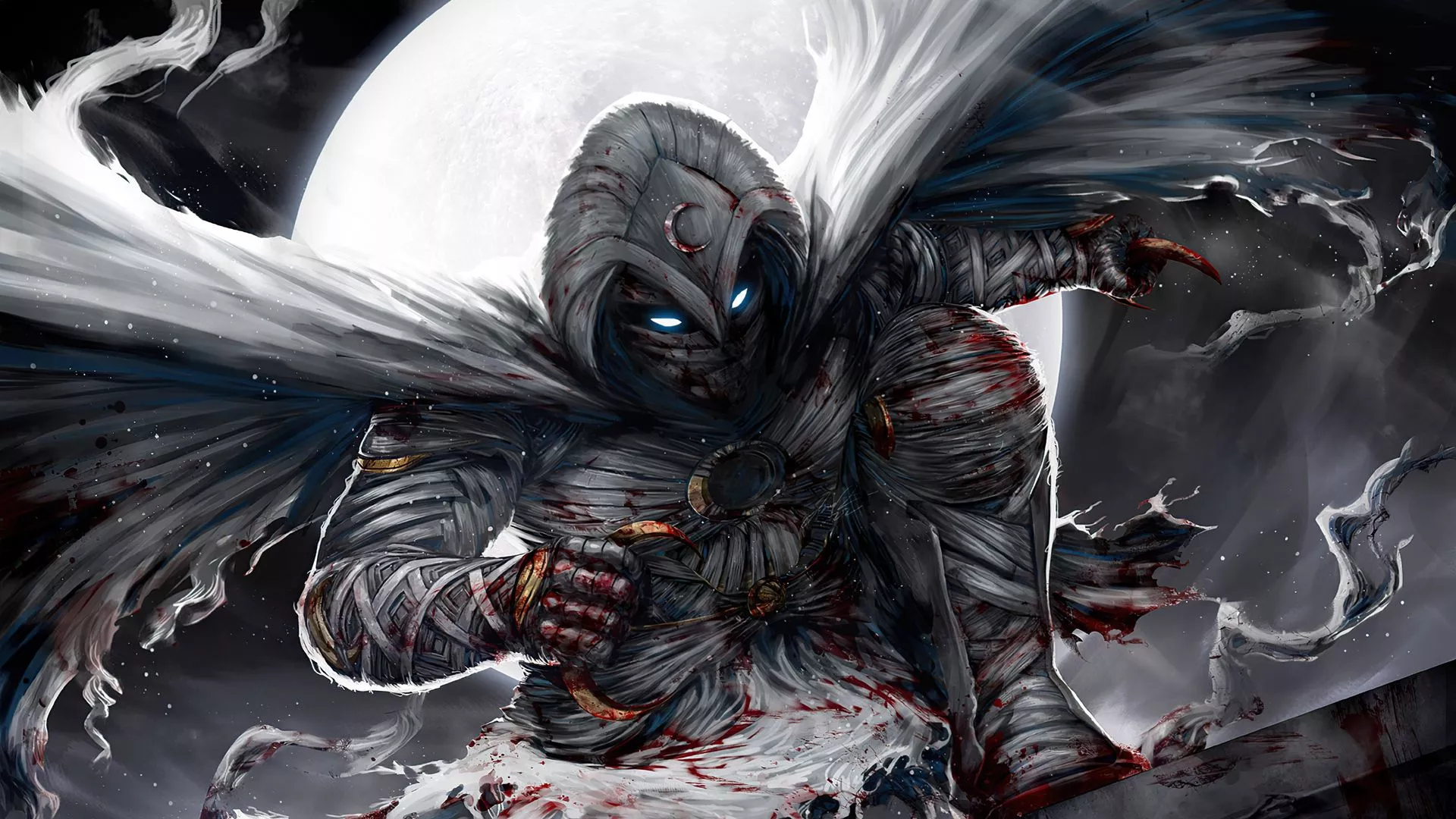 Moon Knight HD Cool Fighting Art