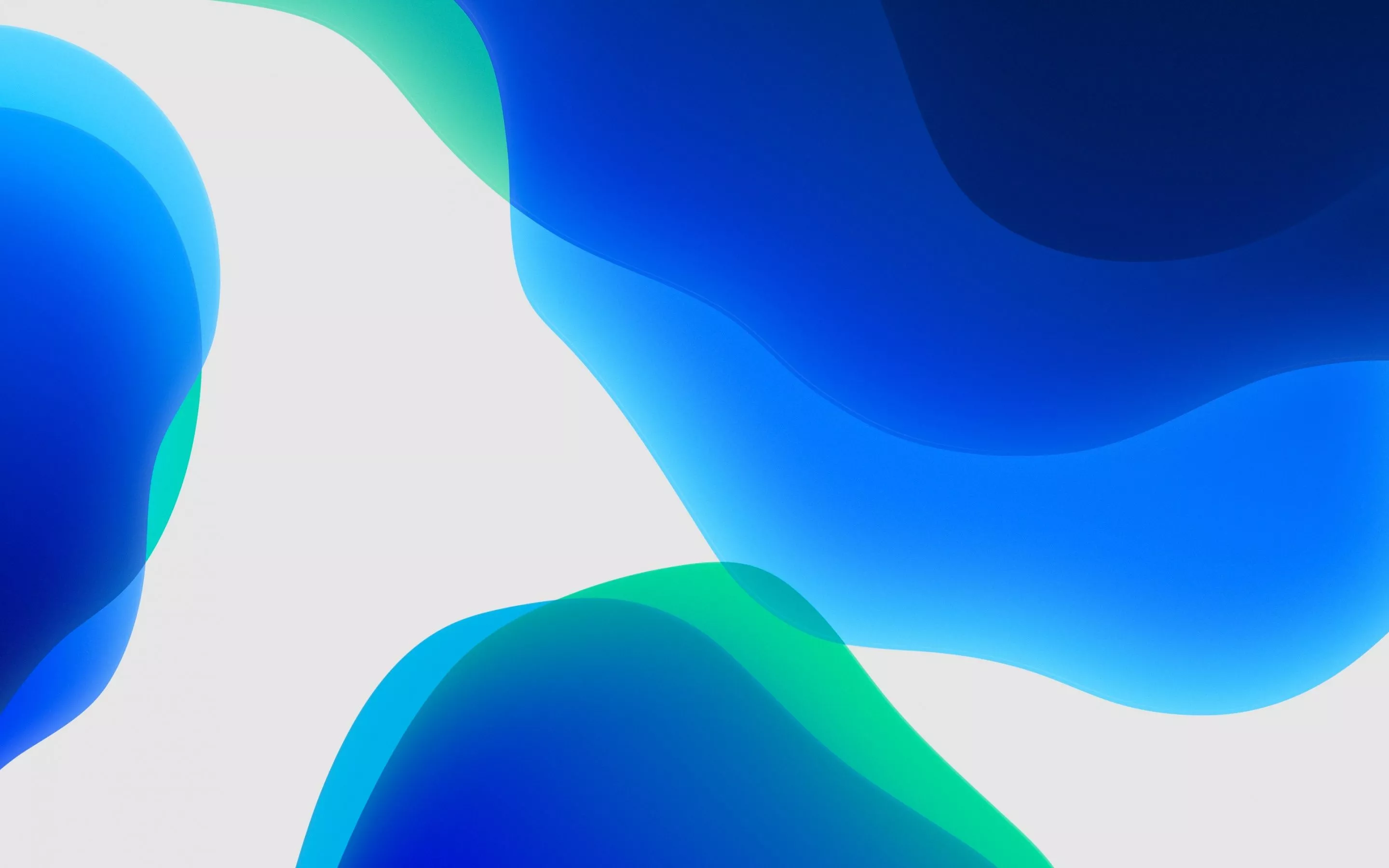 iPadOS Wallpaper 4K, Blue, Stock, White background