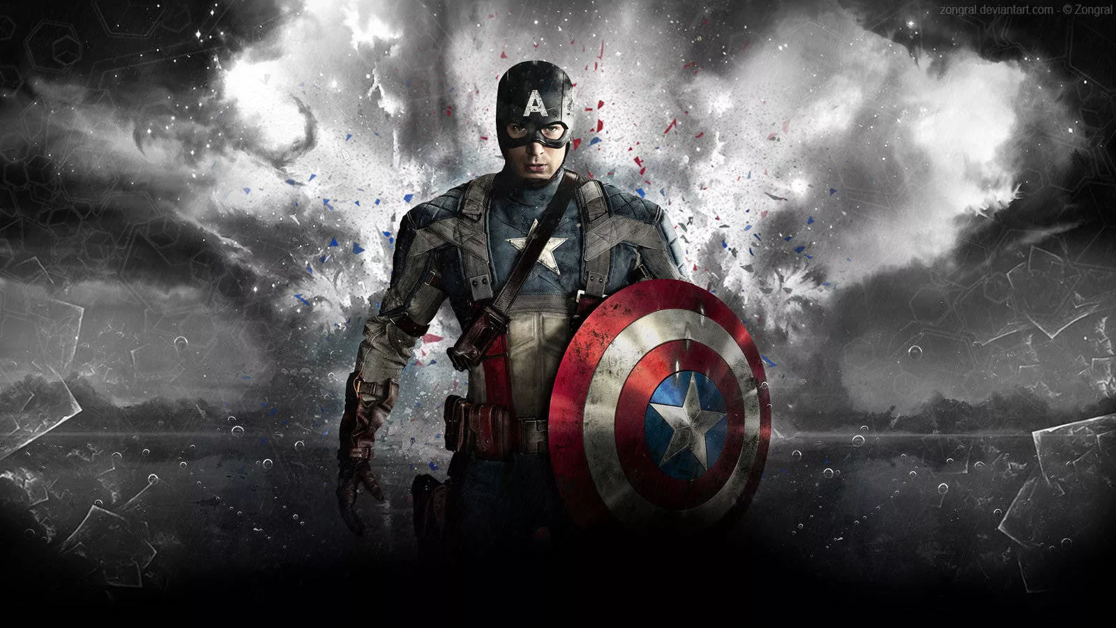 Captain America Laptop HD Wallpaper