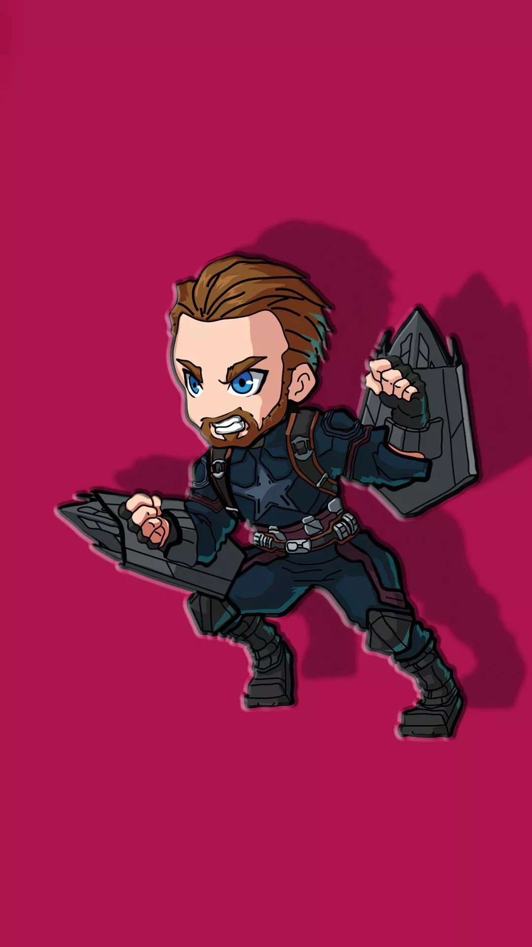 Cute Captain America Wallpaper