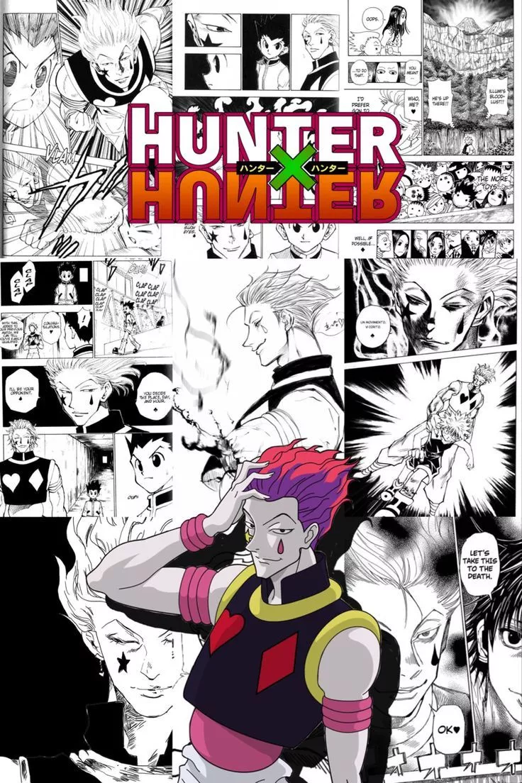 Hisoka manga poster. Anime printables