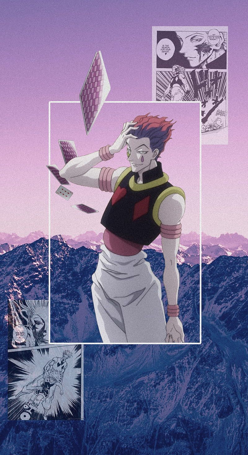 HD hisoka aesthetic wallpaper
