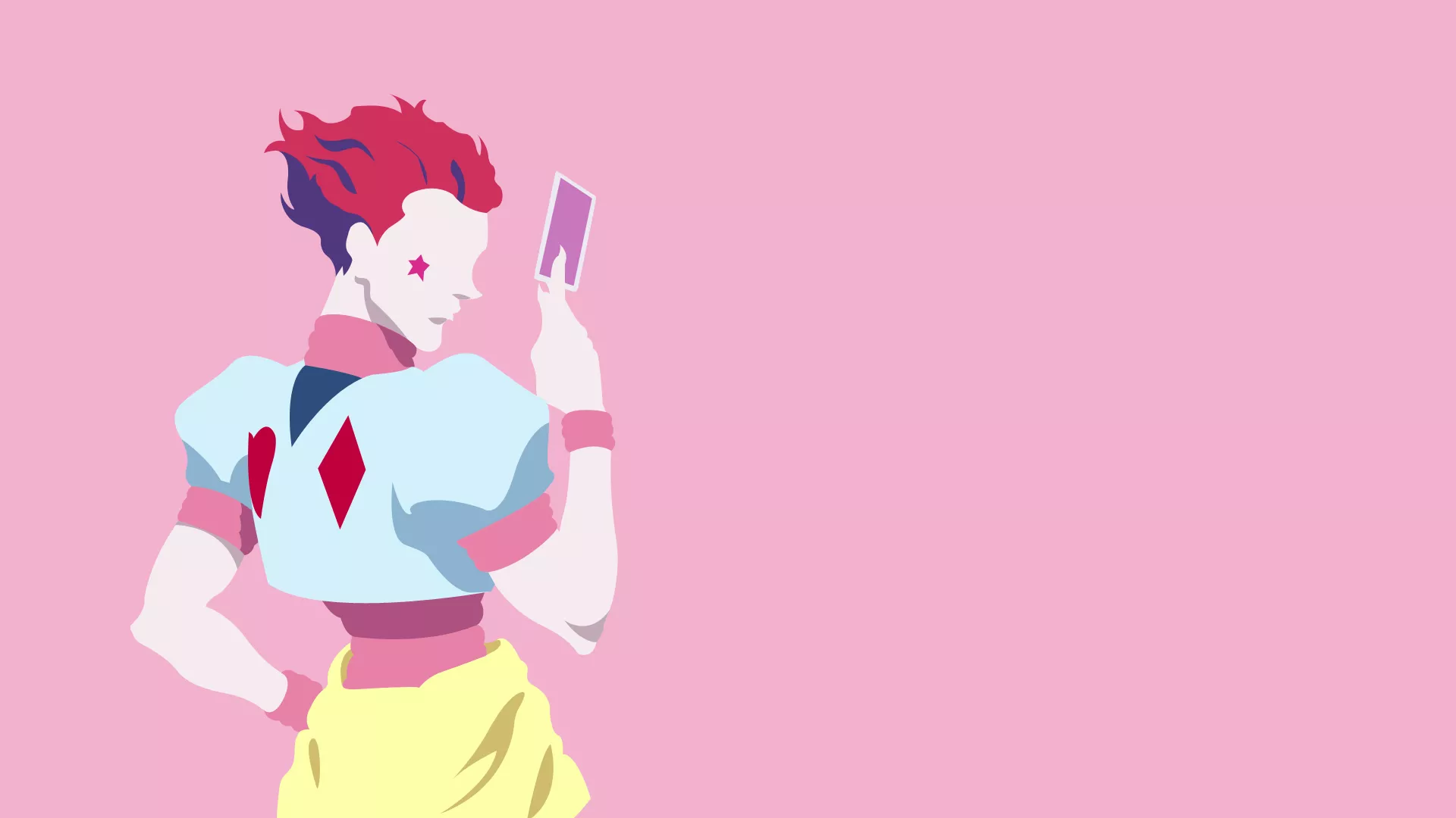 Minimalist Hisoka HD Wallpaper