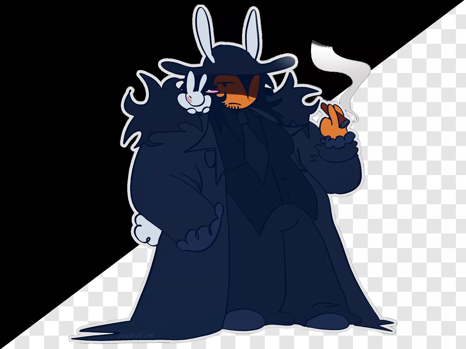 Mafioso Forsaken Roblox Drawn Clipart