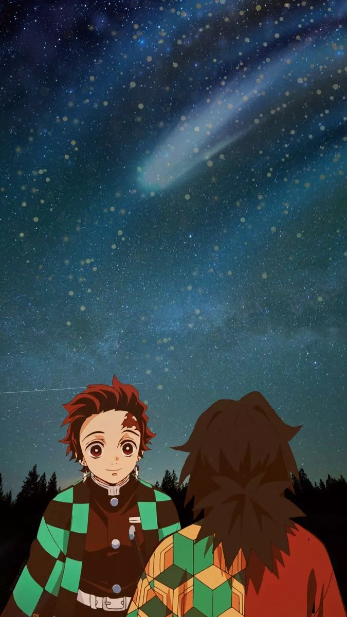 Tanjiro Kamado e Giyu Tomioka