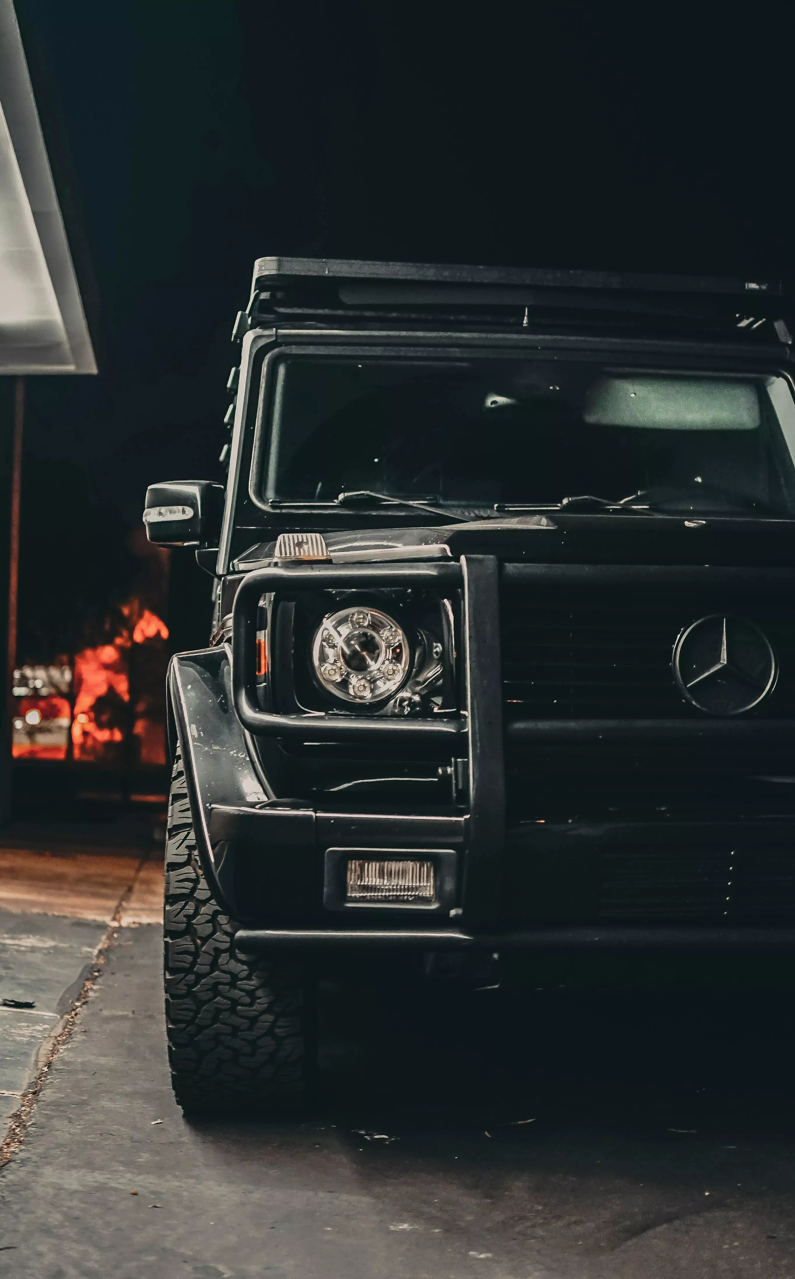 Black Mercedes Wagon on Road · Free