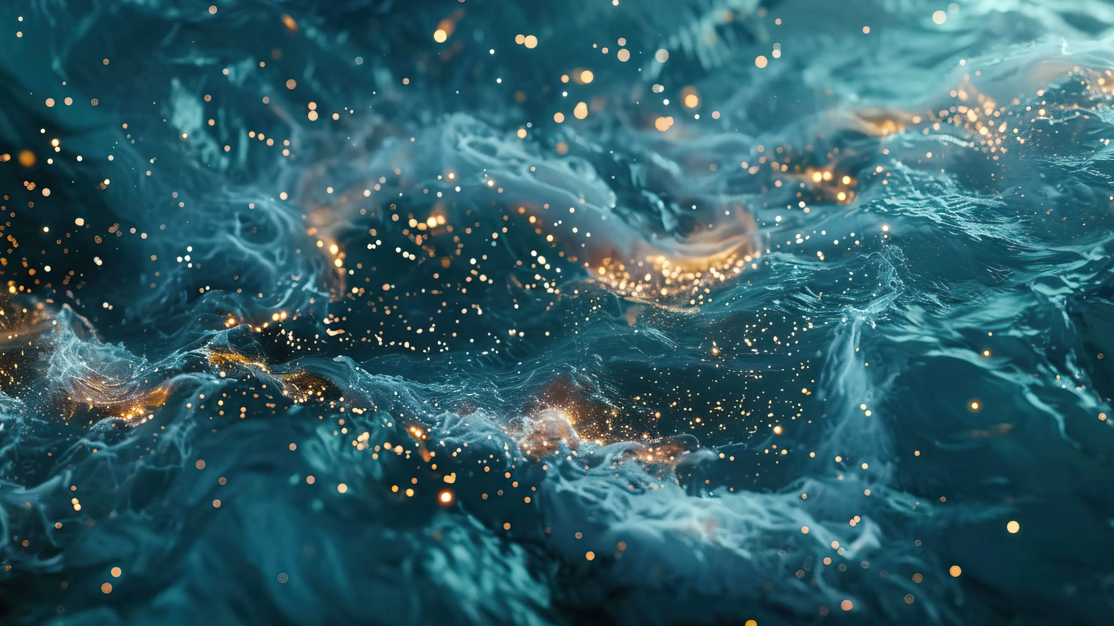 Sparkling Sea Surface 4K PC Wallpaper