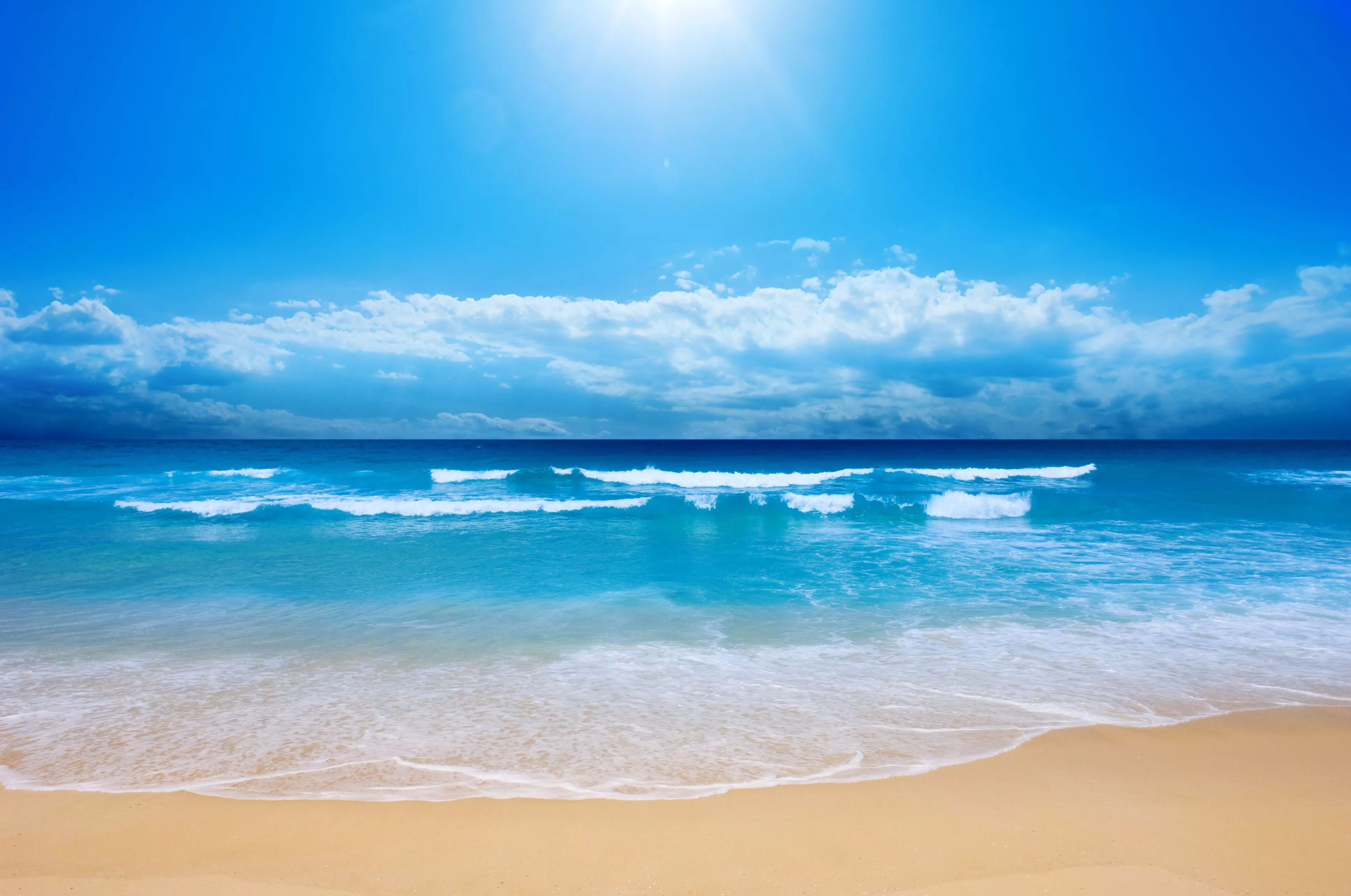 HD desktop wallpaper: Sky, Beach, Sand