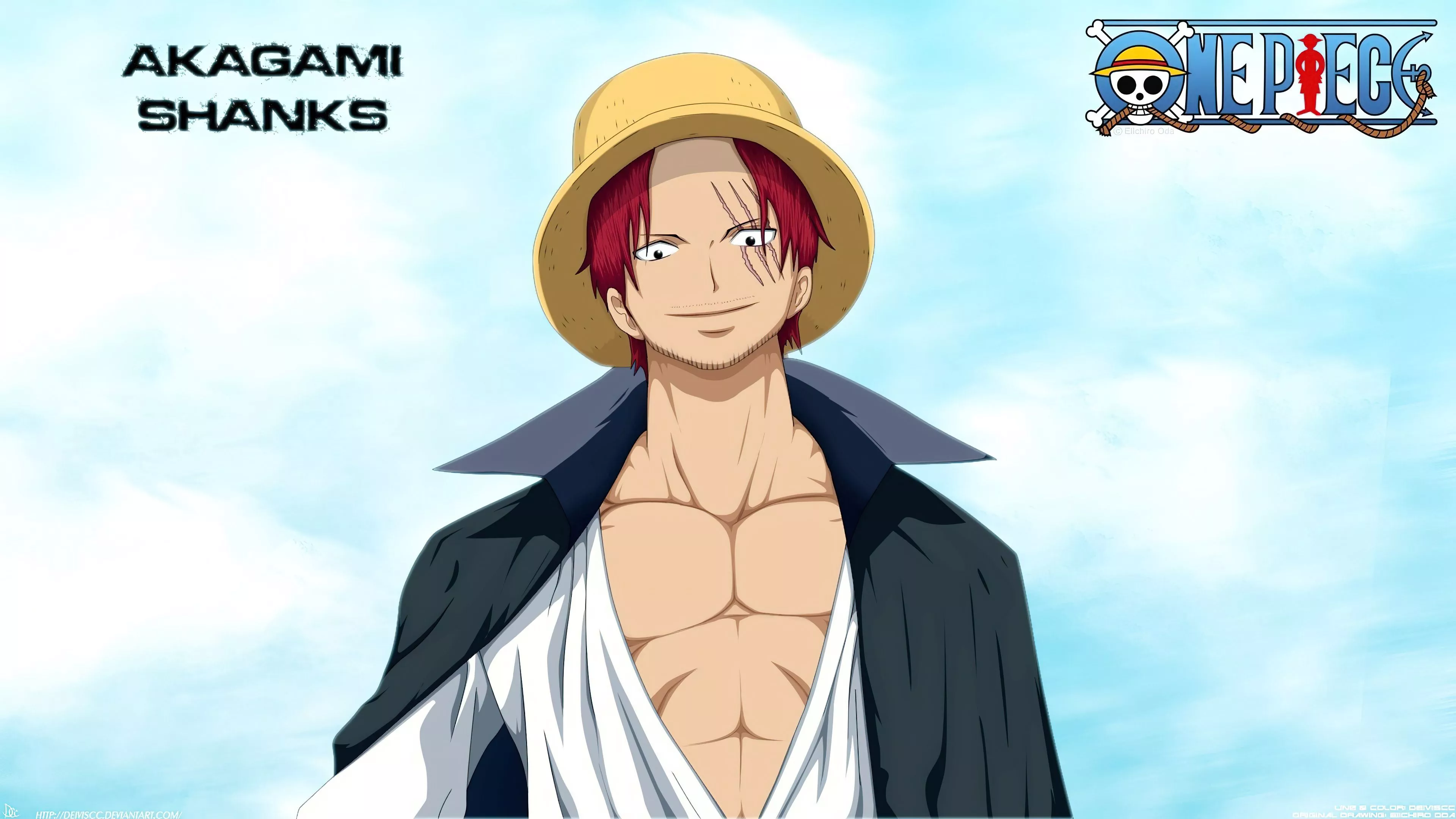 One Piece Wallpaper 4K, Shanks