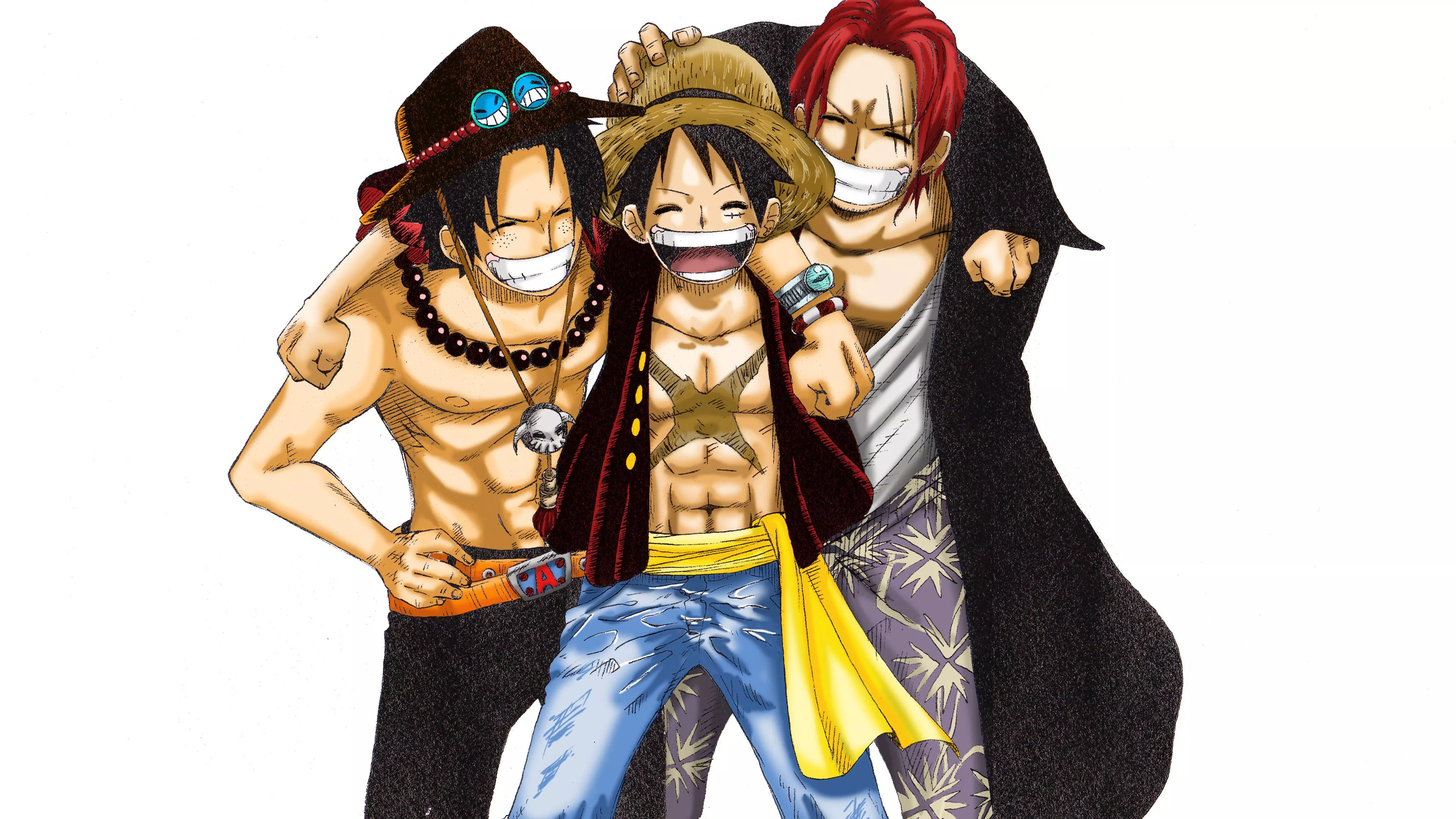 Portgas D. Ace Monkey D. Luffy Shanks