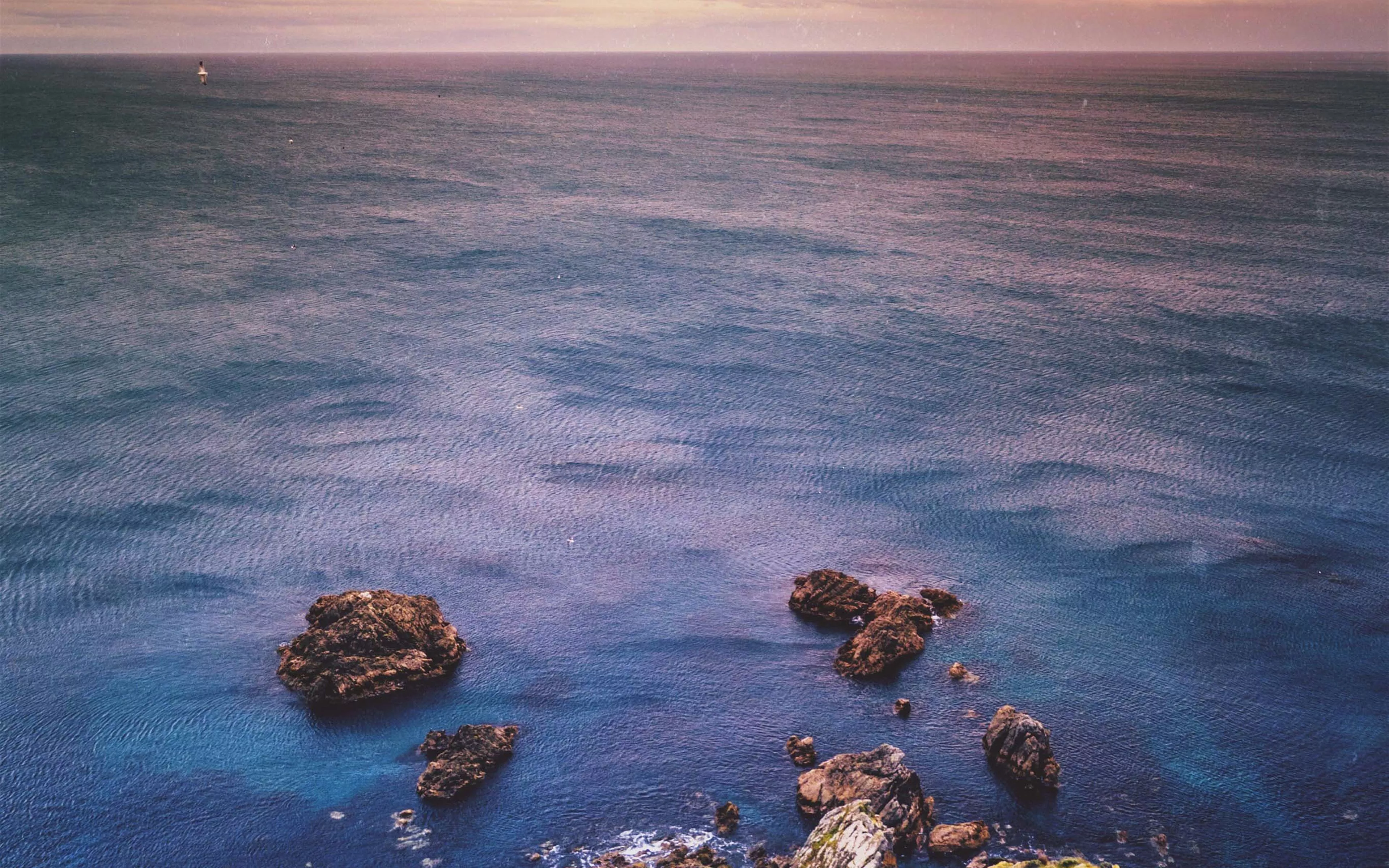 Cliff Sea Ocean Rock Nature Blue