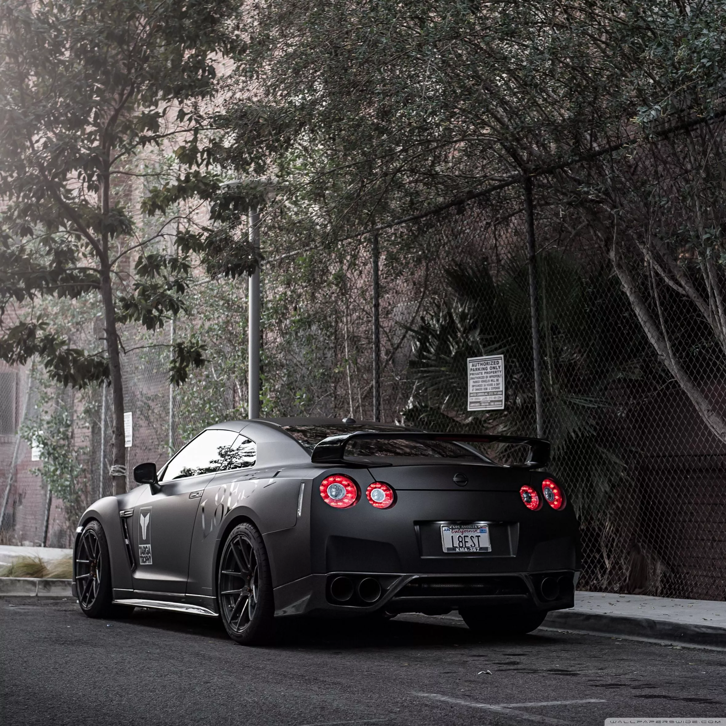 Nissan GT R Black Ultra HD Wallpaper