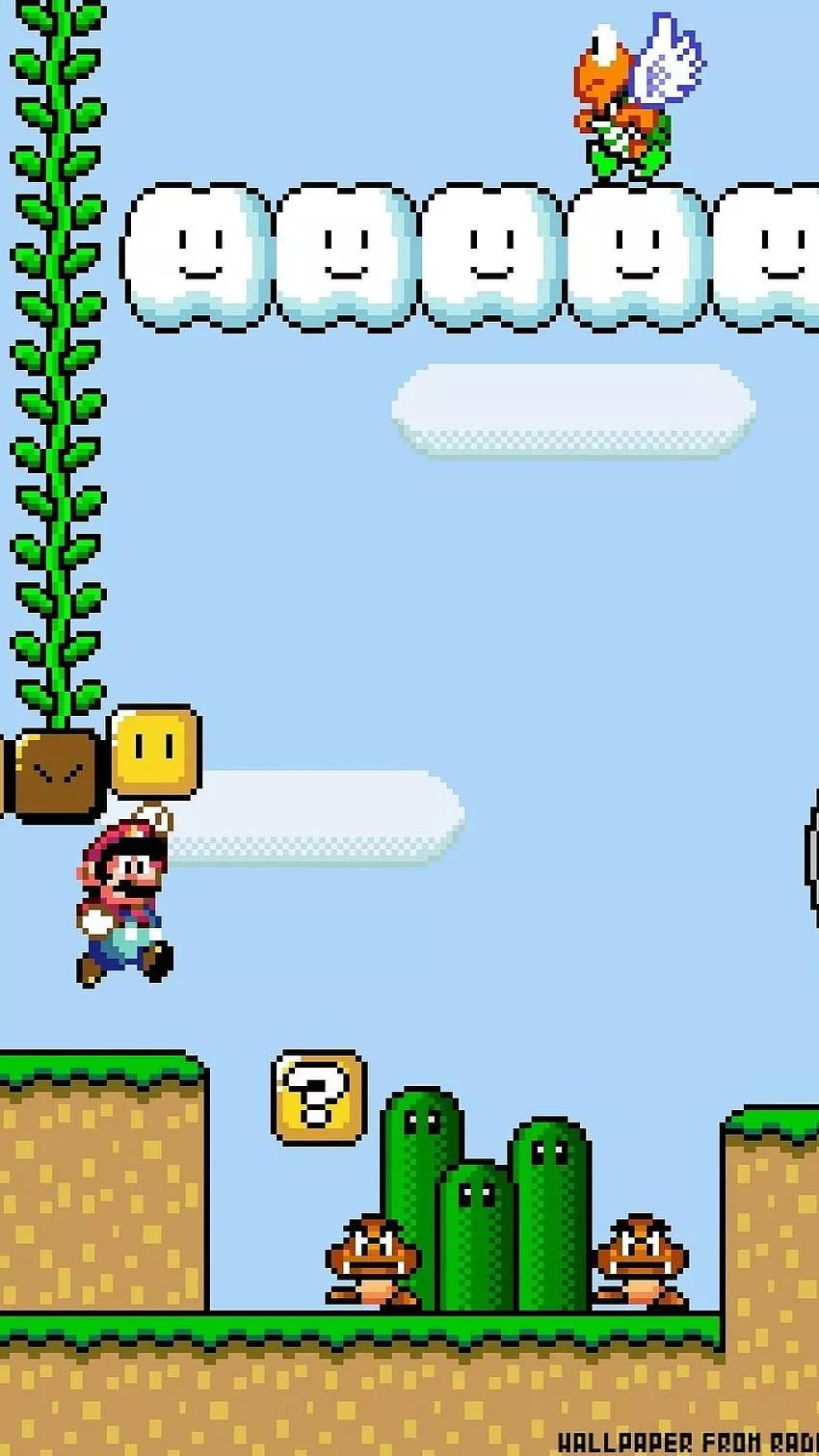 Super Mario World HD phone wallpaper