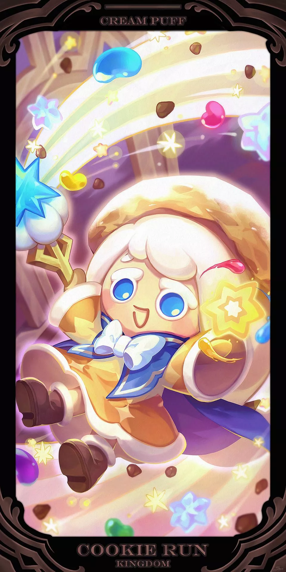 Cookie Run Kingdom Cream Puff Wallpaper