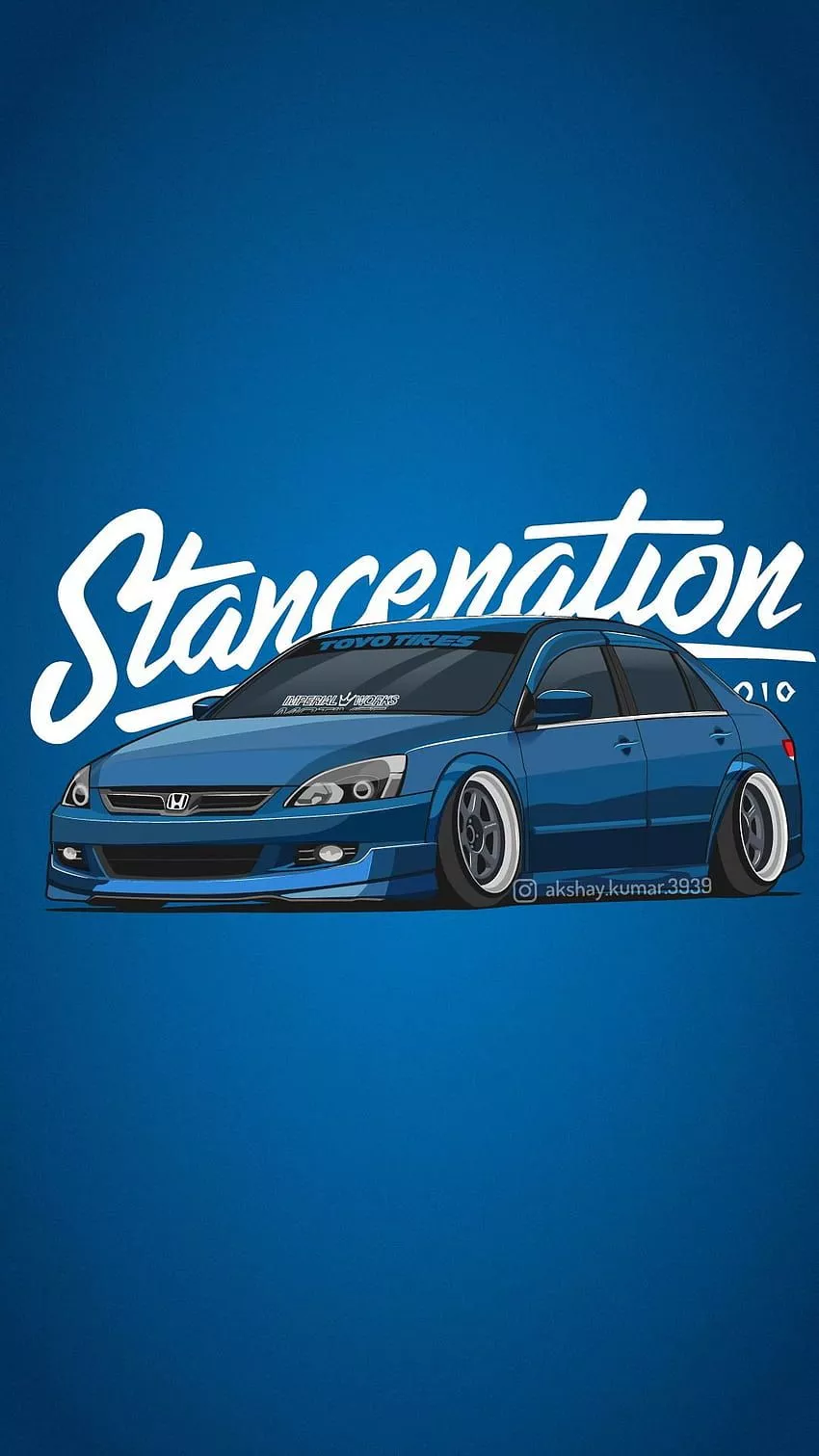 Honda Accord Vector Art, stancenation