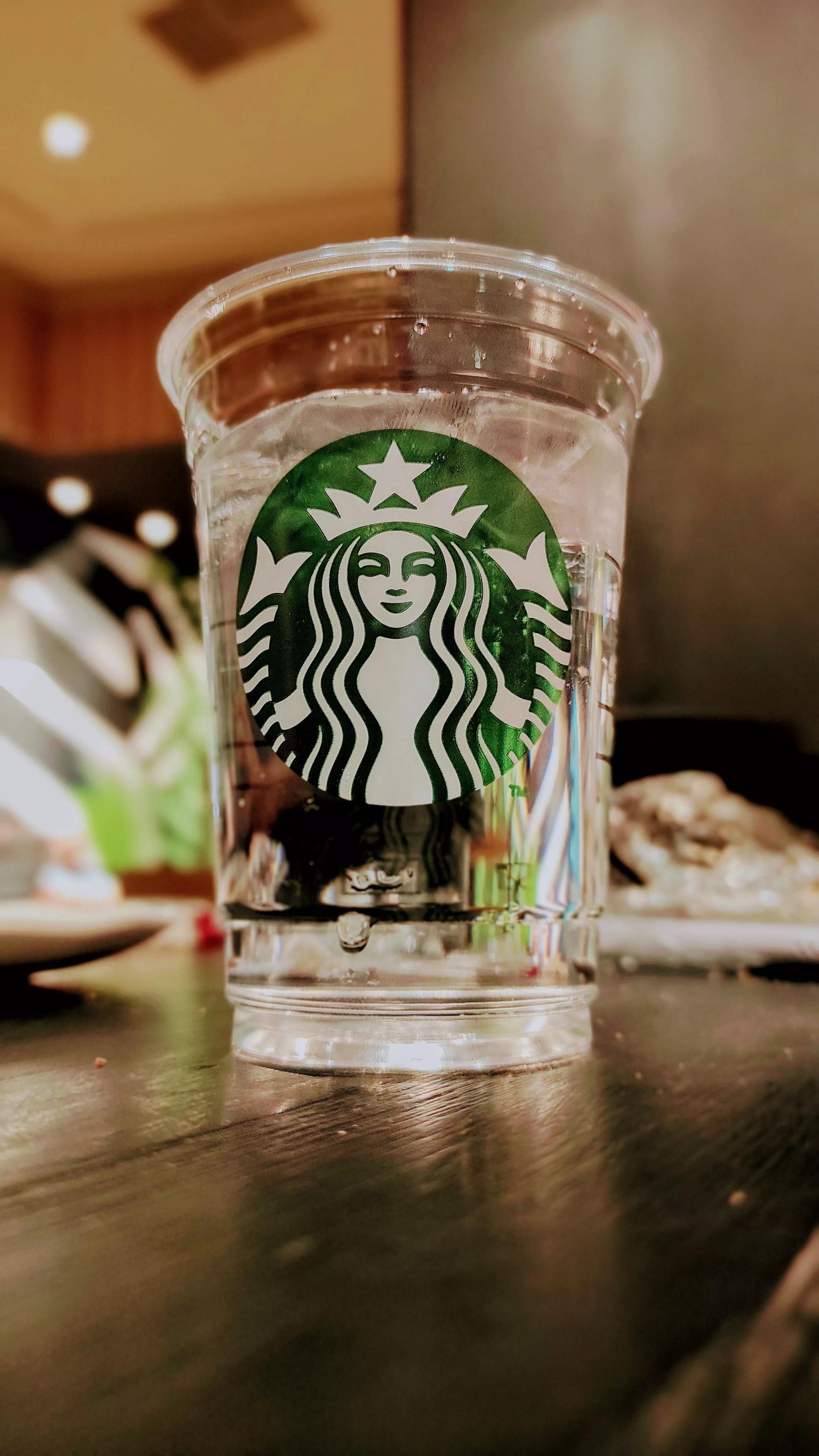 Starbucks Water iPhone Wallpaper