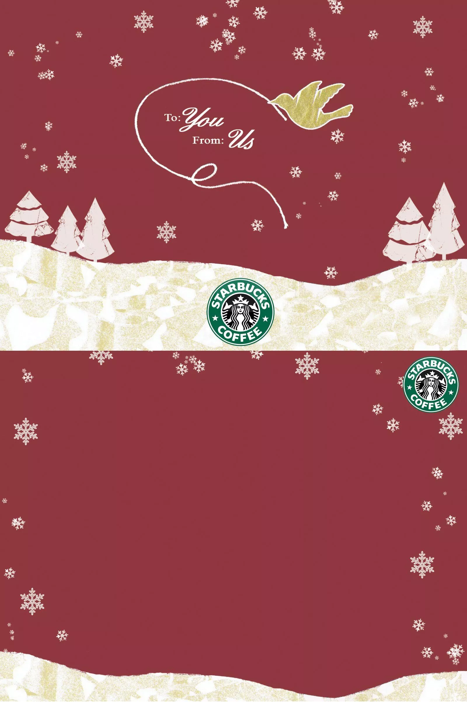 Christmas Starbucks Wallpaper Free