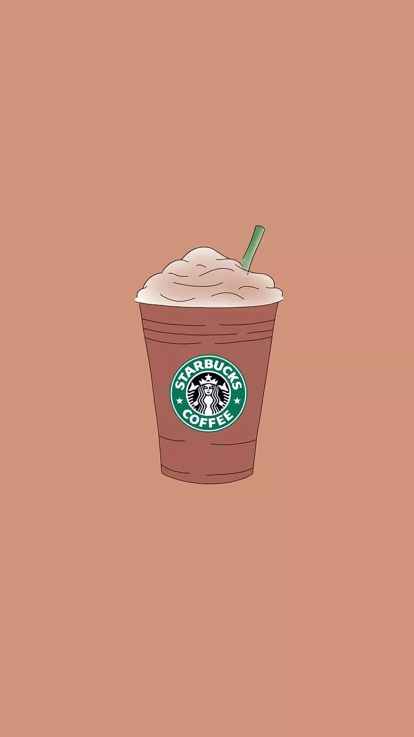 Cartoon Starbucks HD phone wallpaper