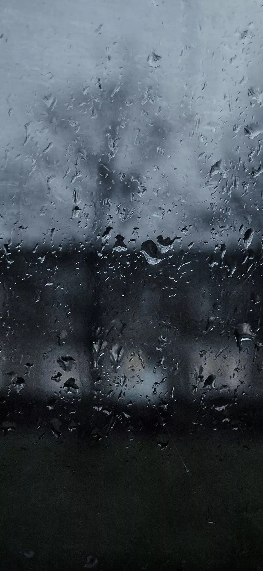 Good To Stay Home Dark Rainy Window Via