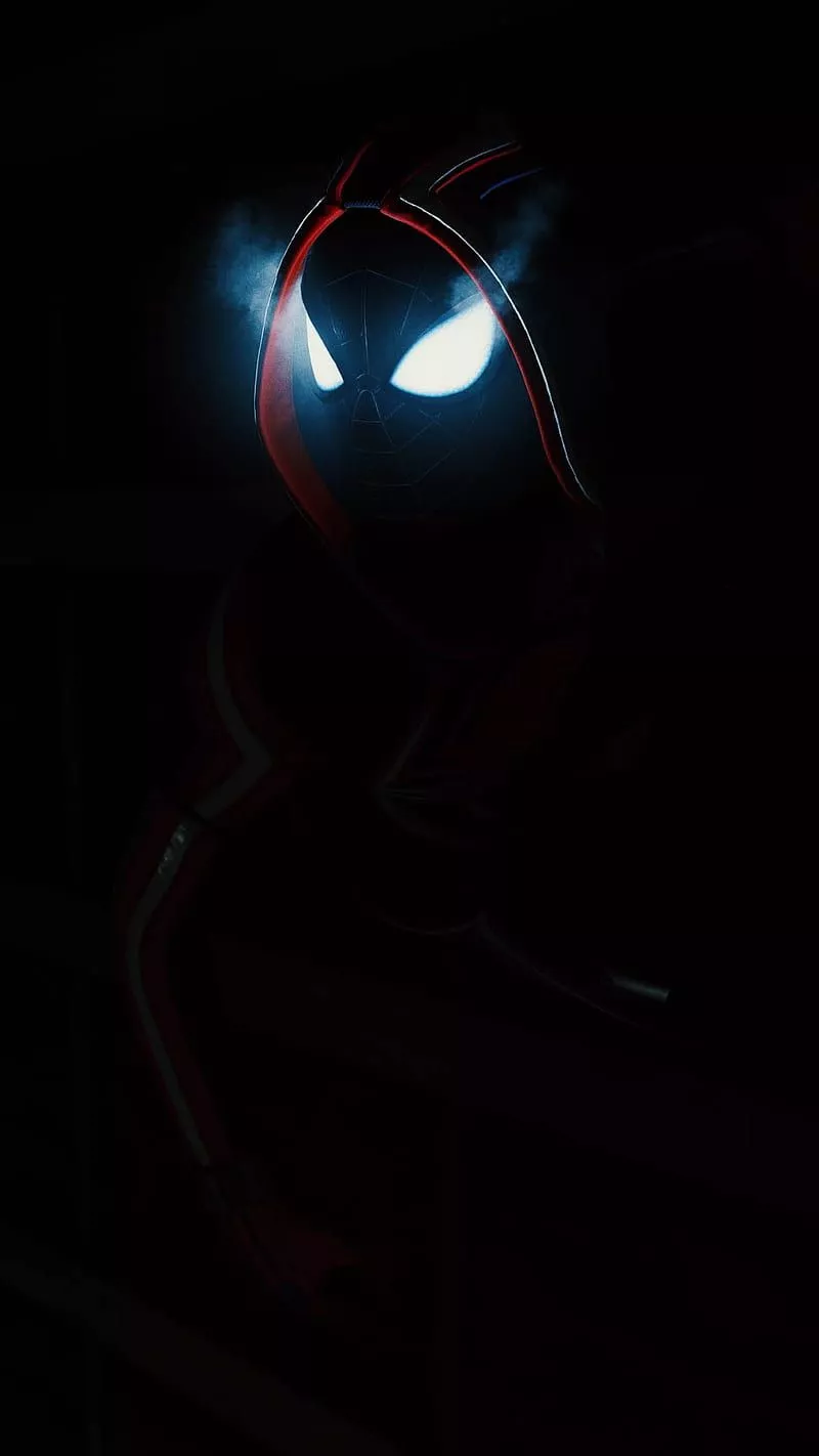 iPhone. dark, Spiderman, Marvel, HD