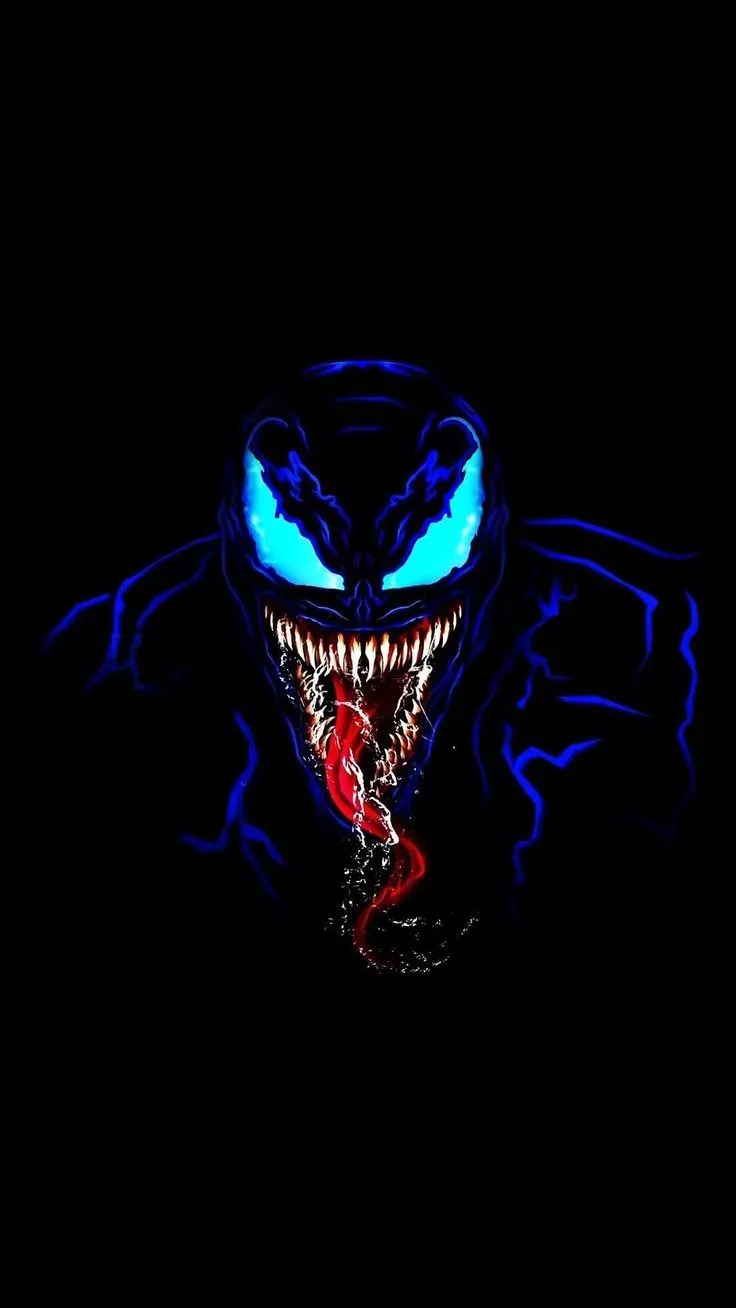 Venom In Dark iPhone Wallpaper Marvel