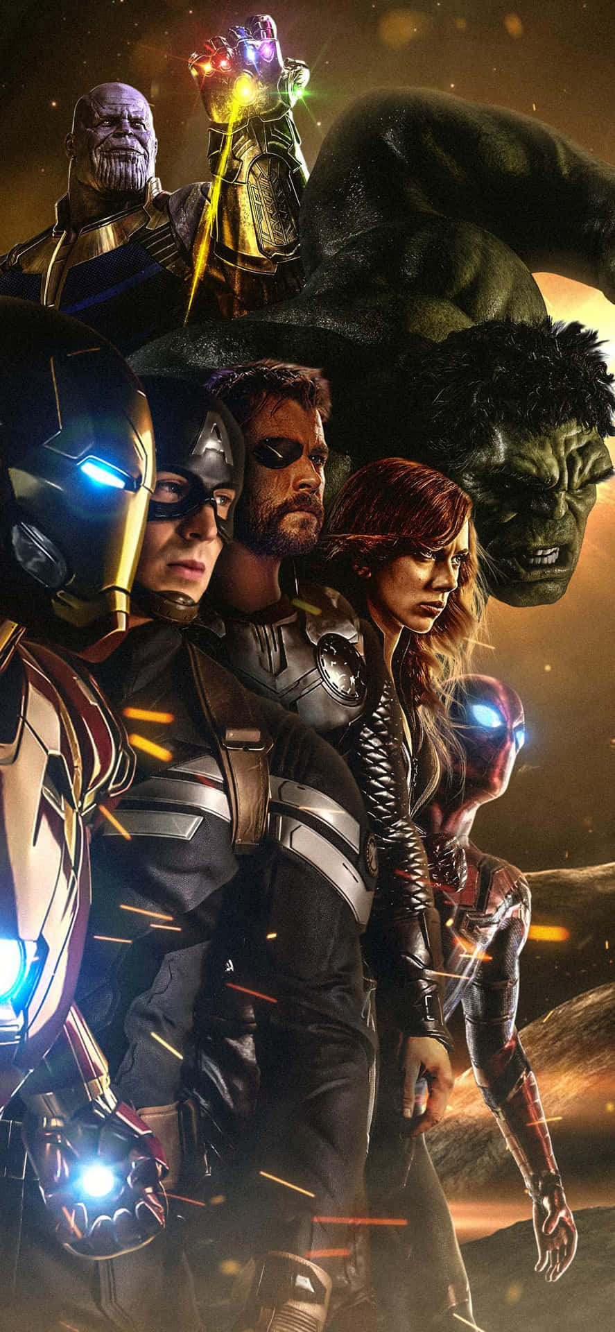 Download Modern Avengers iPhone Gold