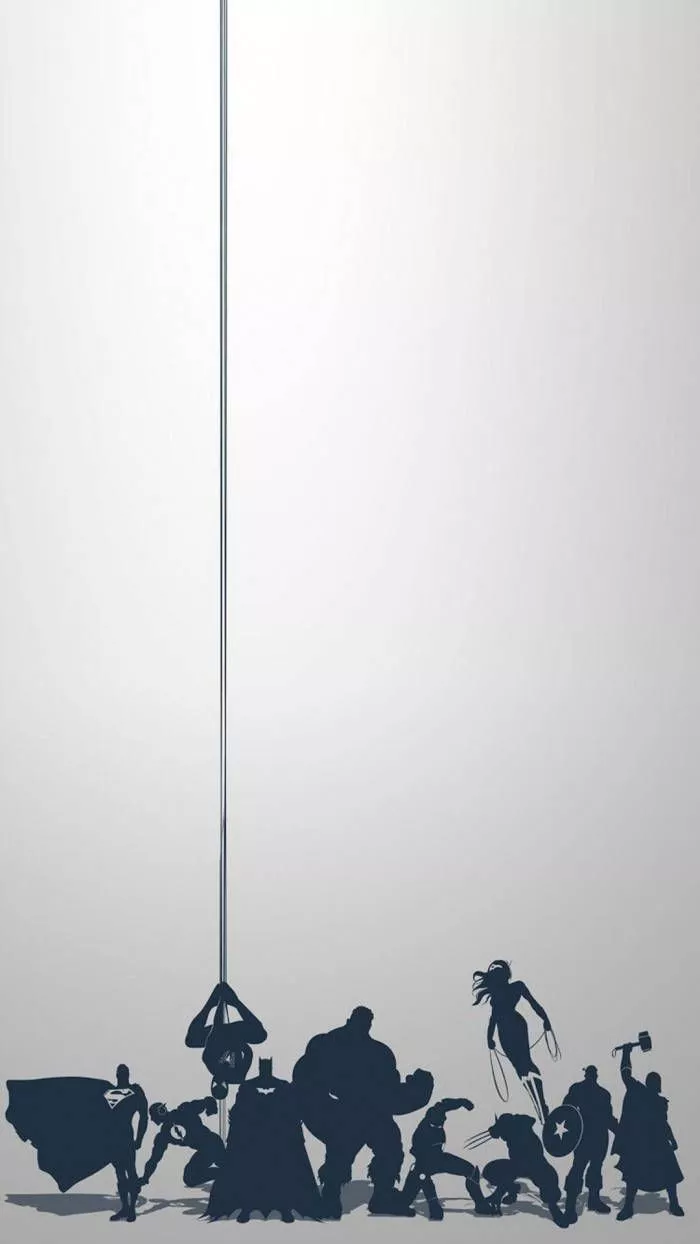 Download free Avengers Silhouettes