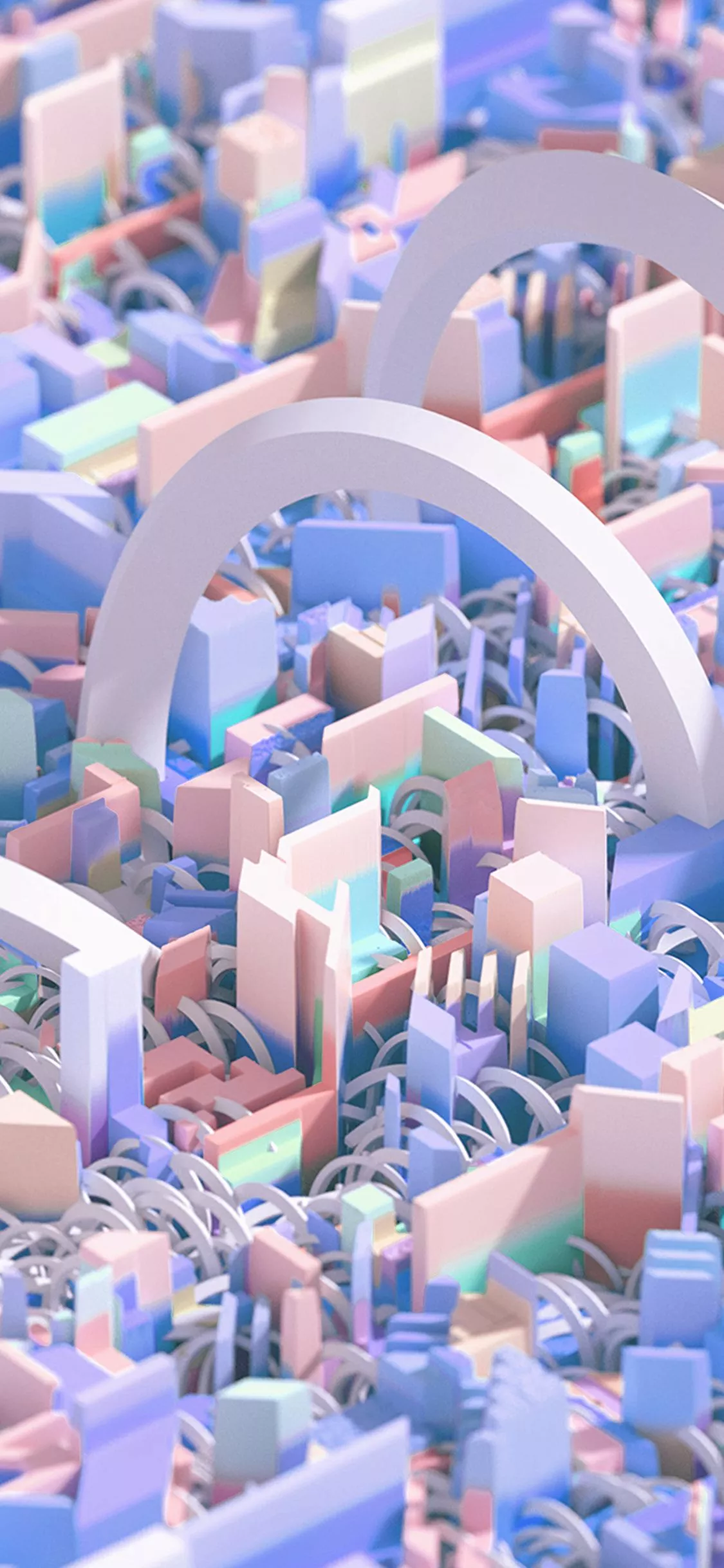 Cute Art Abstract 3D Pattern