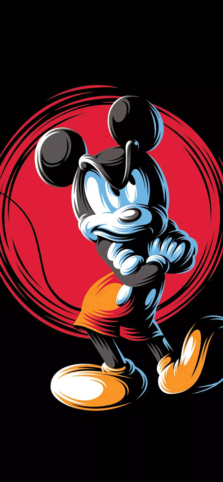 Mickey Mouse Art iPhone X Cartoon