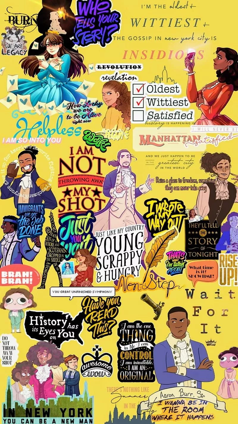 Hamilton, broadway, musical, musicals, HD phone wallpaper