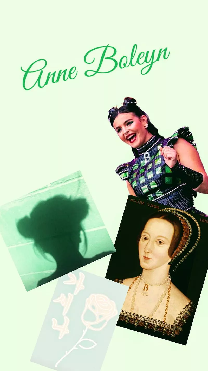 Anne Boleyn, aesthetic, broadway, green