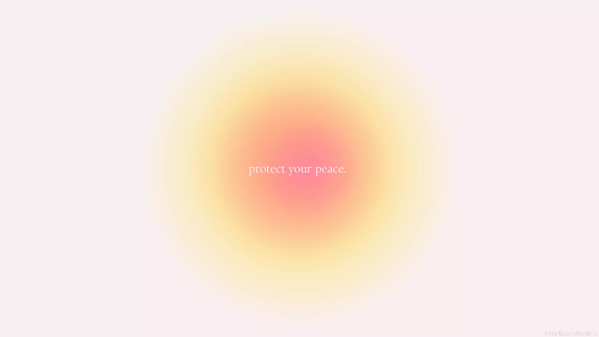 Aesthetic Aura Desktop Wallpaper