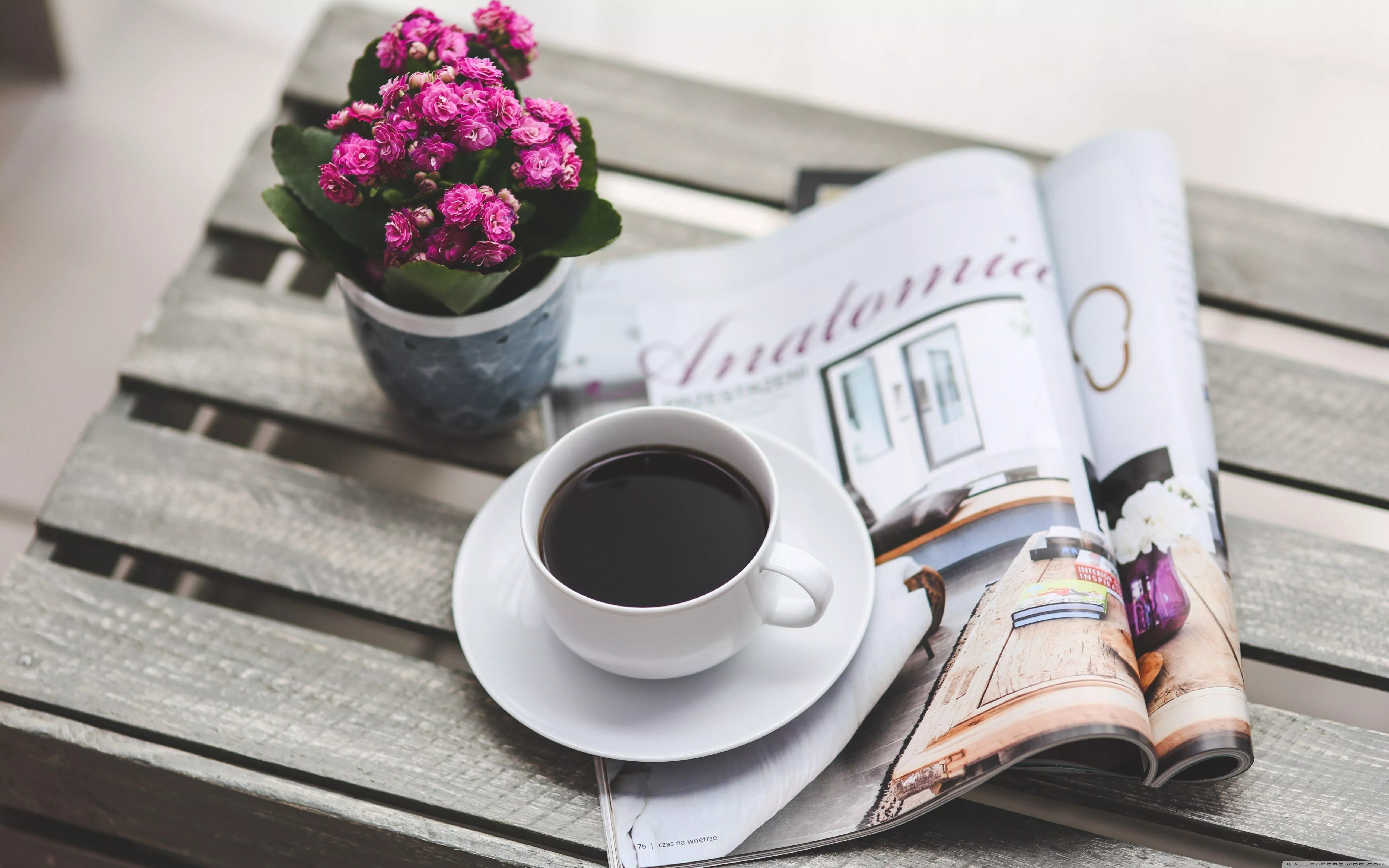 Coffee and Books Wallpaper Free