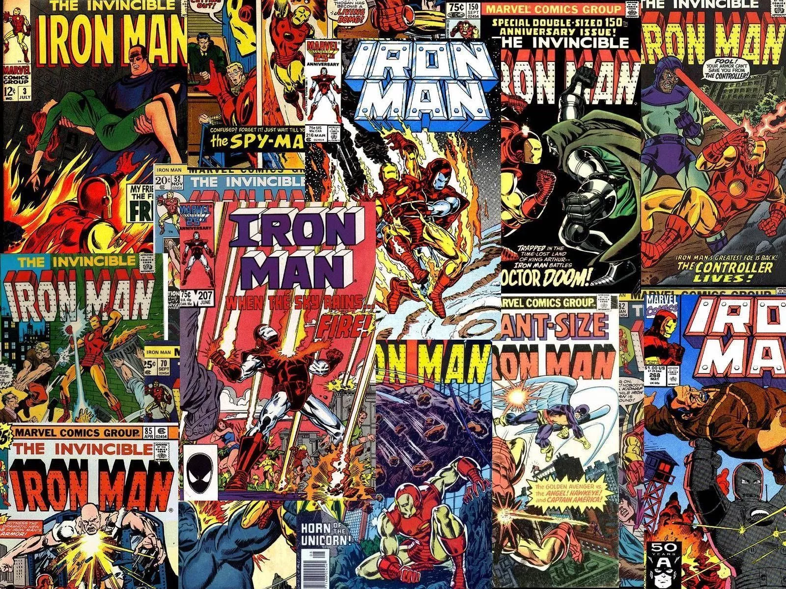 Comic Book Cover Montage Wallpaper