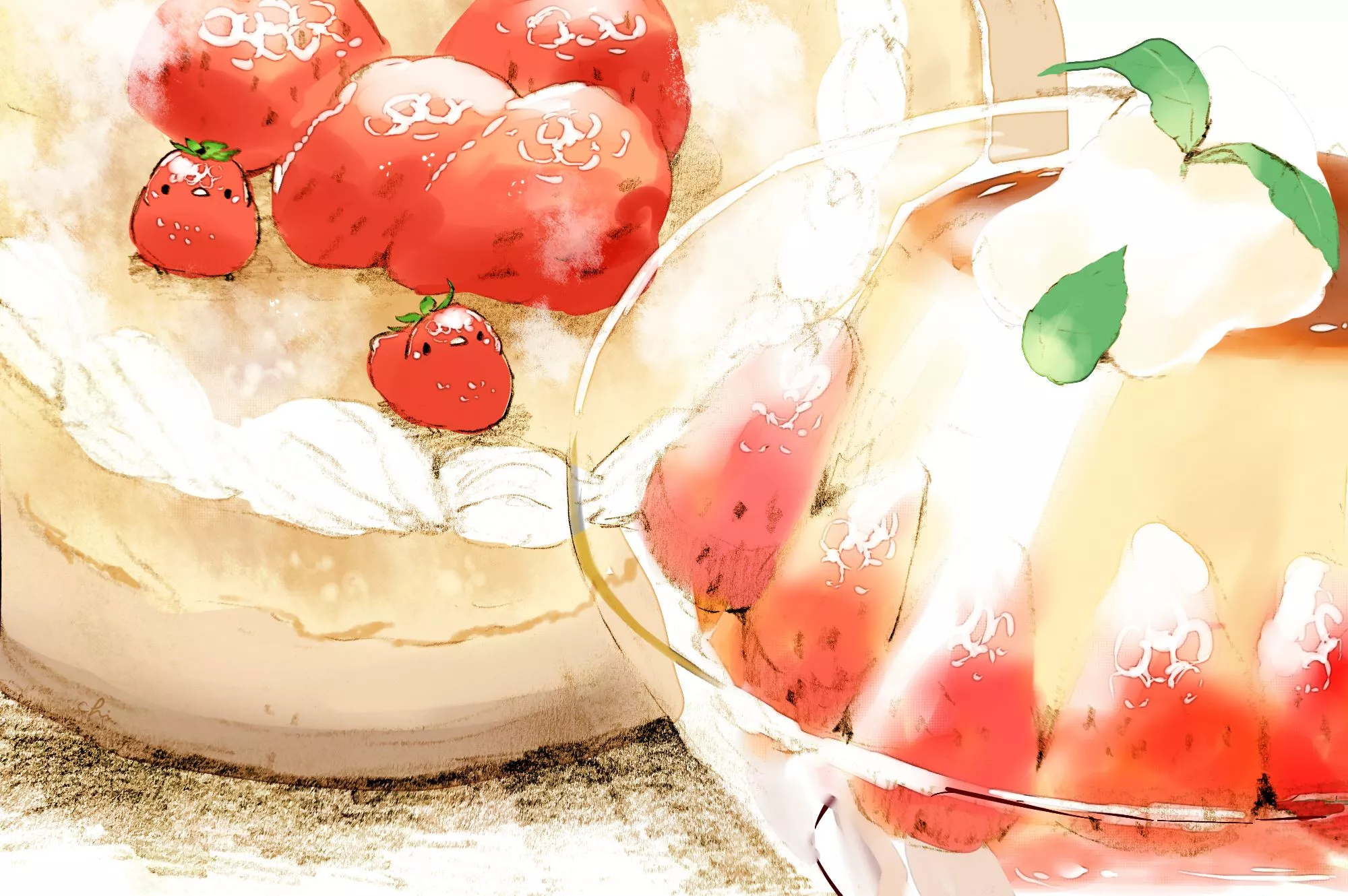 Download Anime Food HD Wallpaper