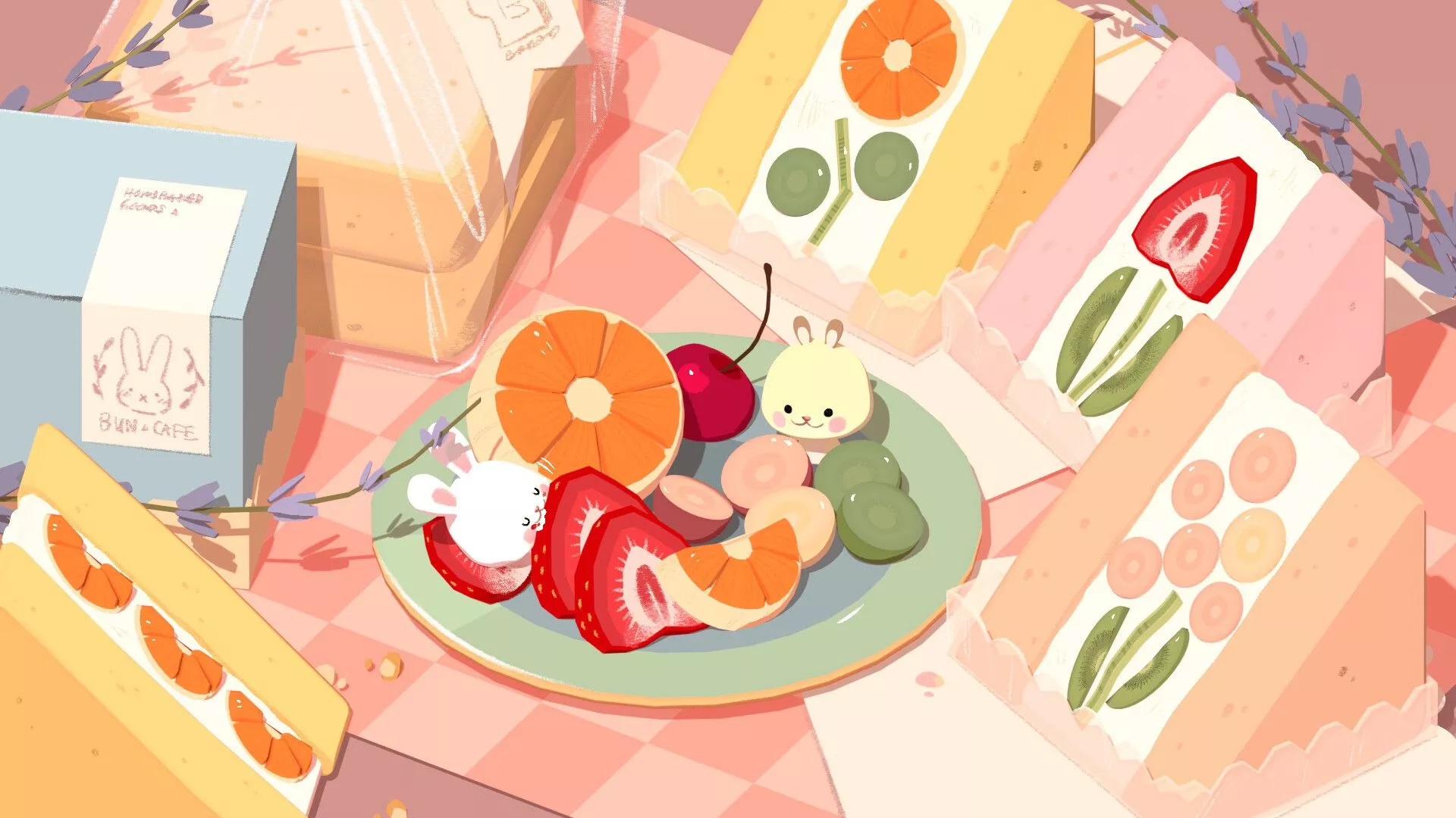 BUN CAFE, fruit sando