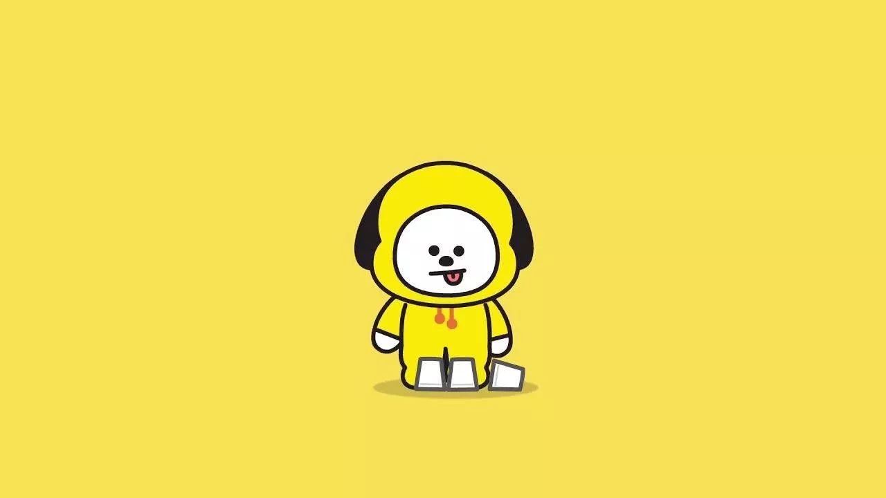 Cute Cartoon Chimmy Bt21 Wallpaper