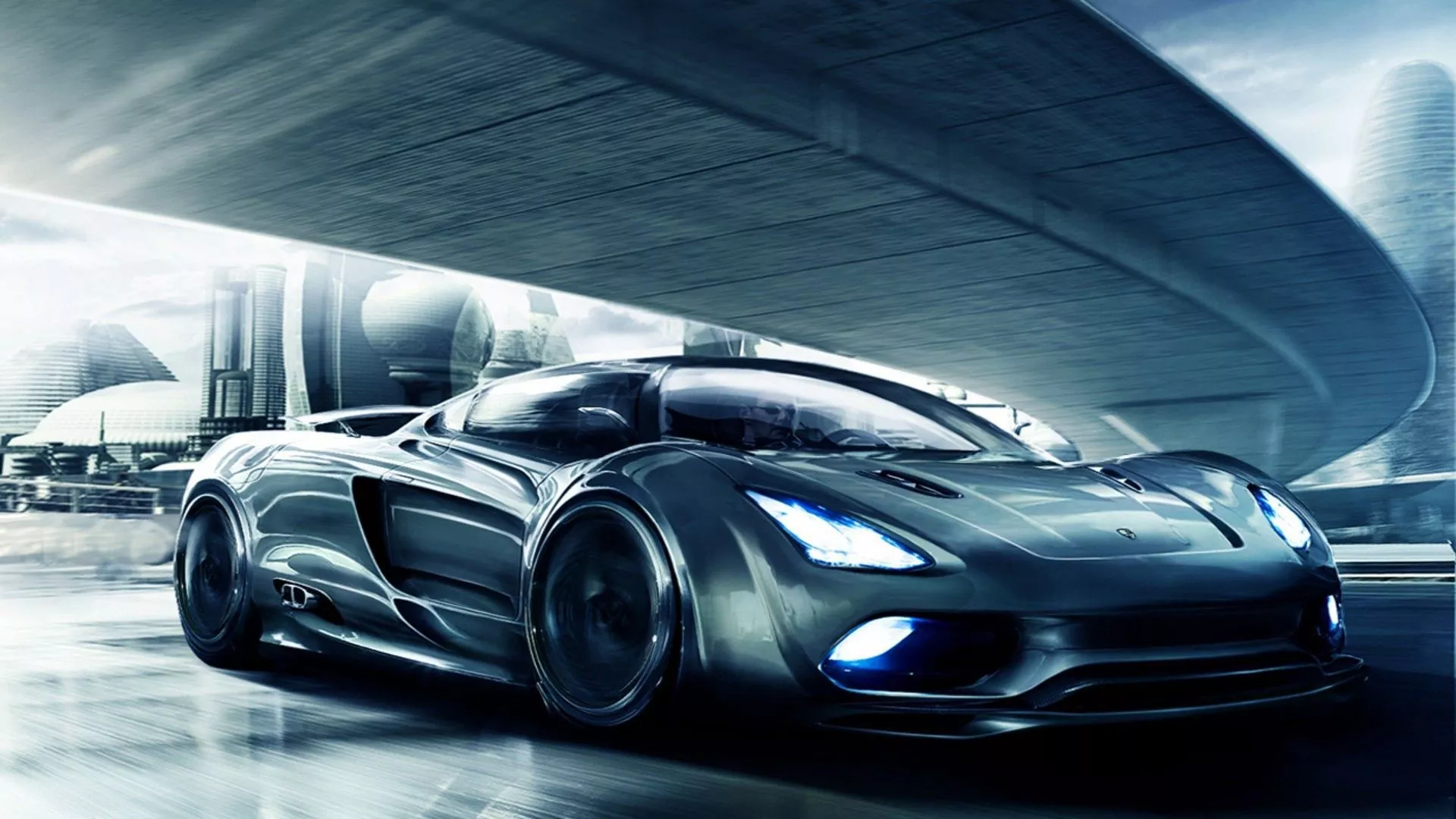 The black car of the future Koenigsegg