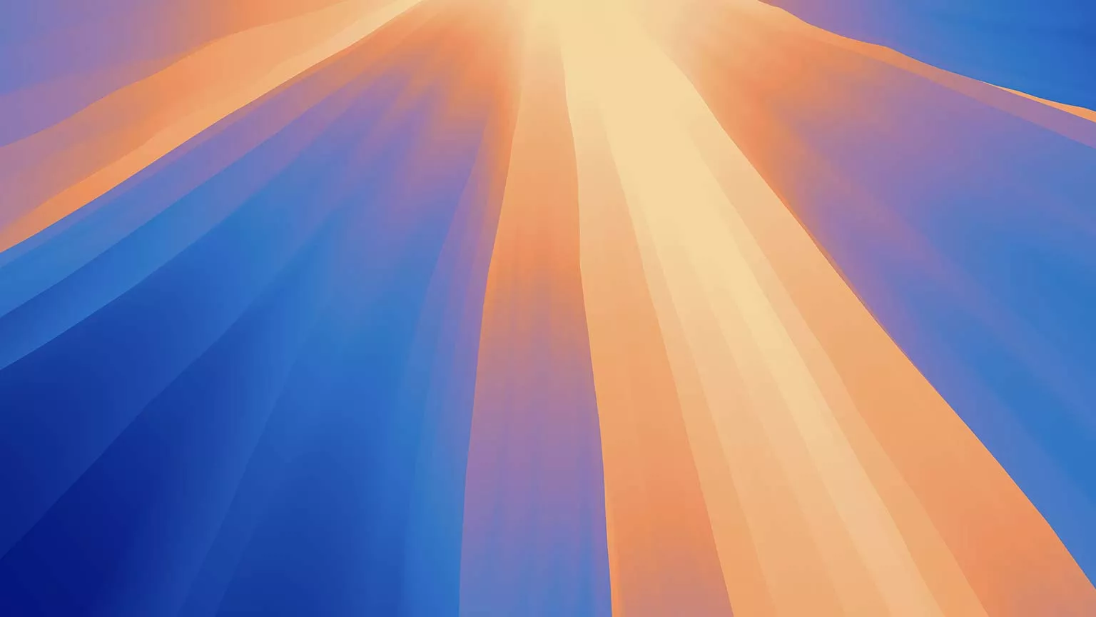 Orange Radiant Light macOS Sequoia