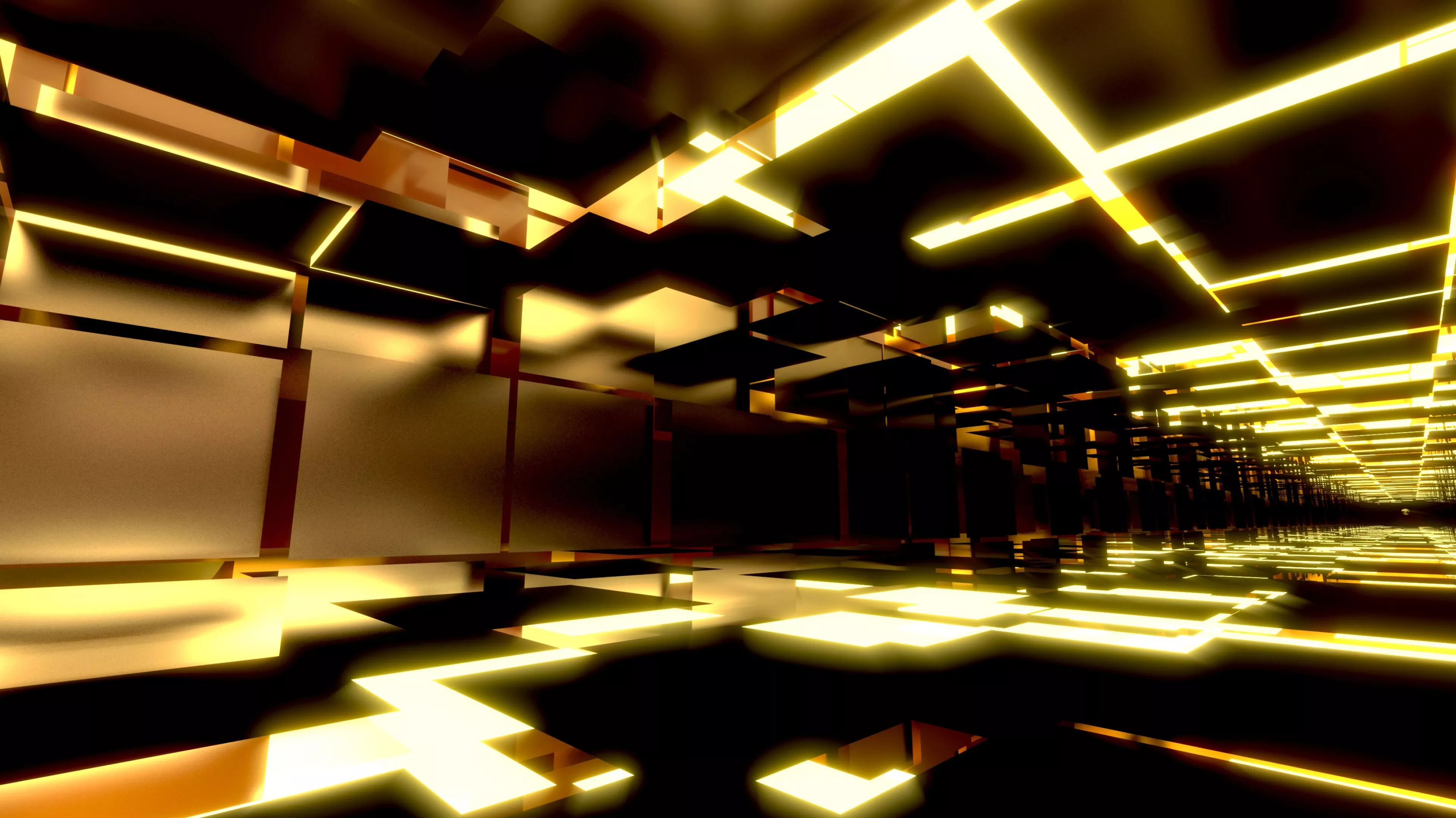 Gold Lights Wallpaper