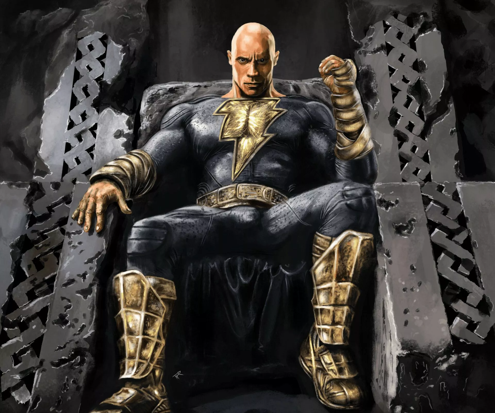 Dwayne Johnson Black Adam Digital