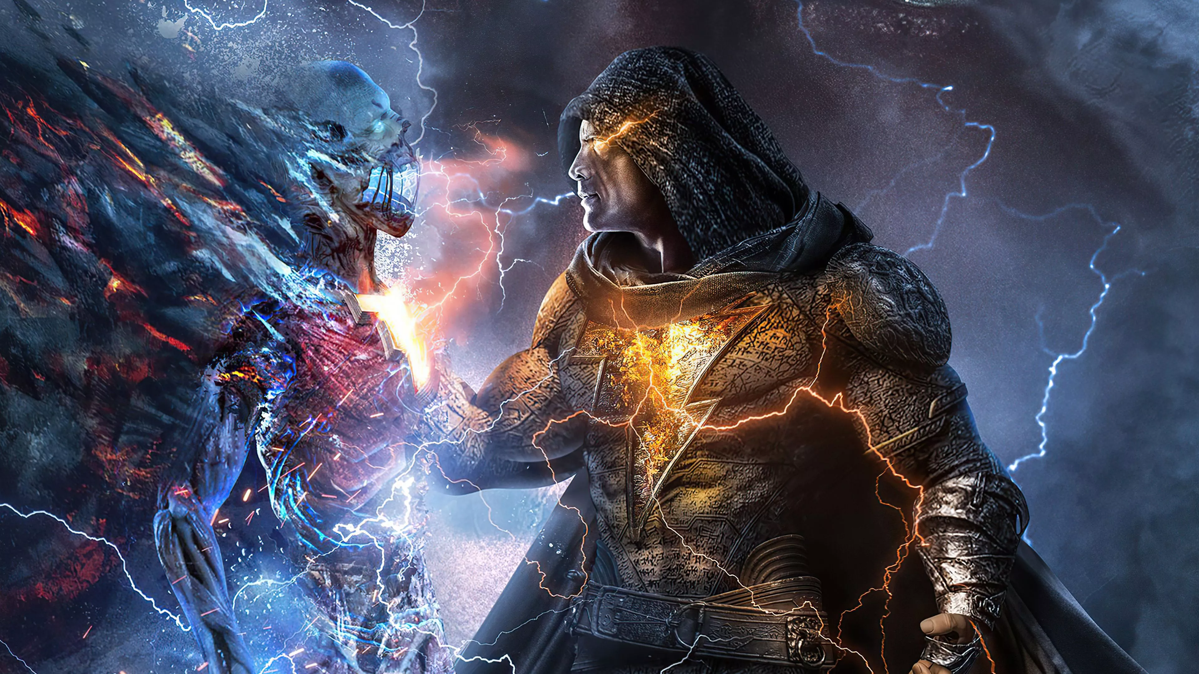 Black Adam Poster 4k Wallpaper, HD