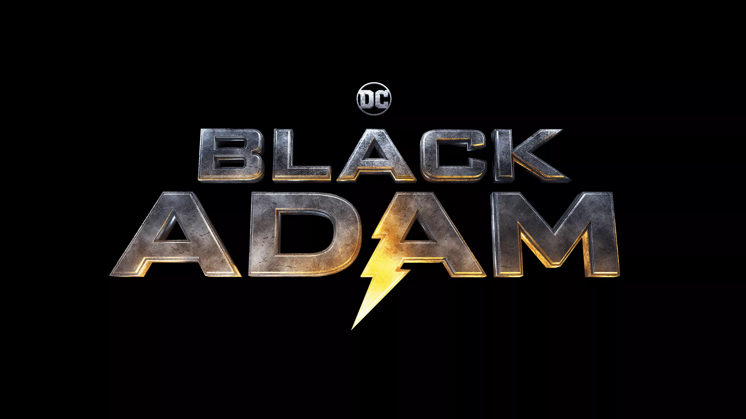 Black Adam Wallpaper 4K, Logo, DC